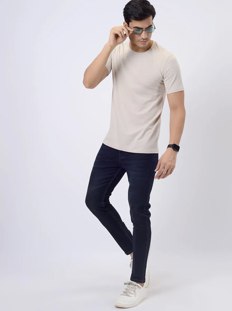 Ink Blue Washed Rider Fit Jeans | JadeBlue