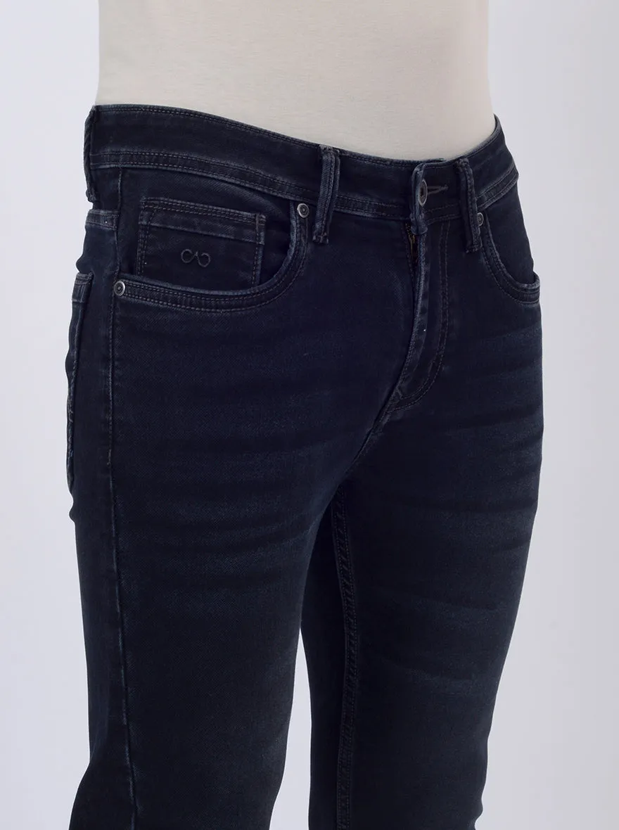 Ink Blue Washed Rider Fit Jeans | JadeBlue
