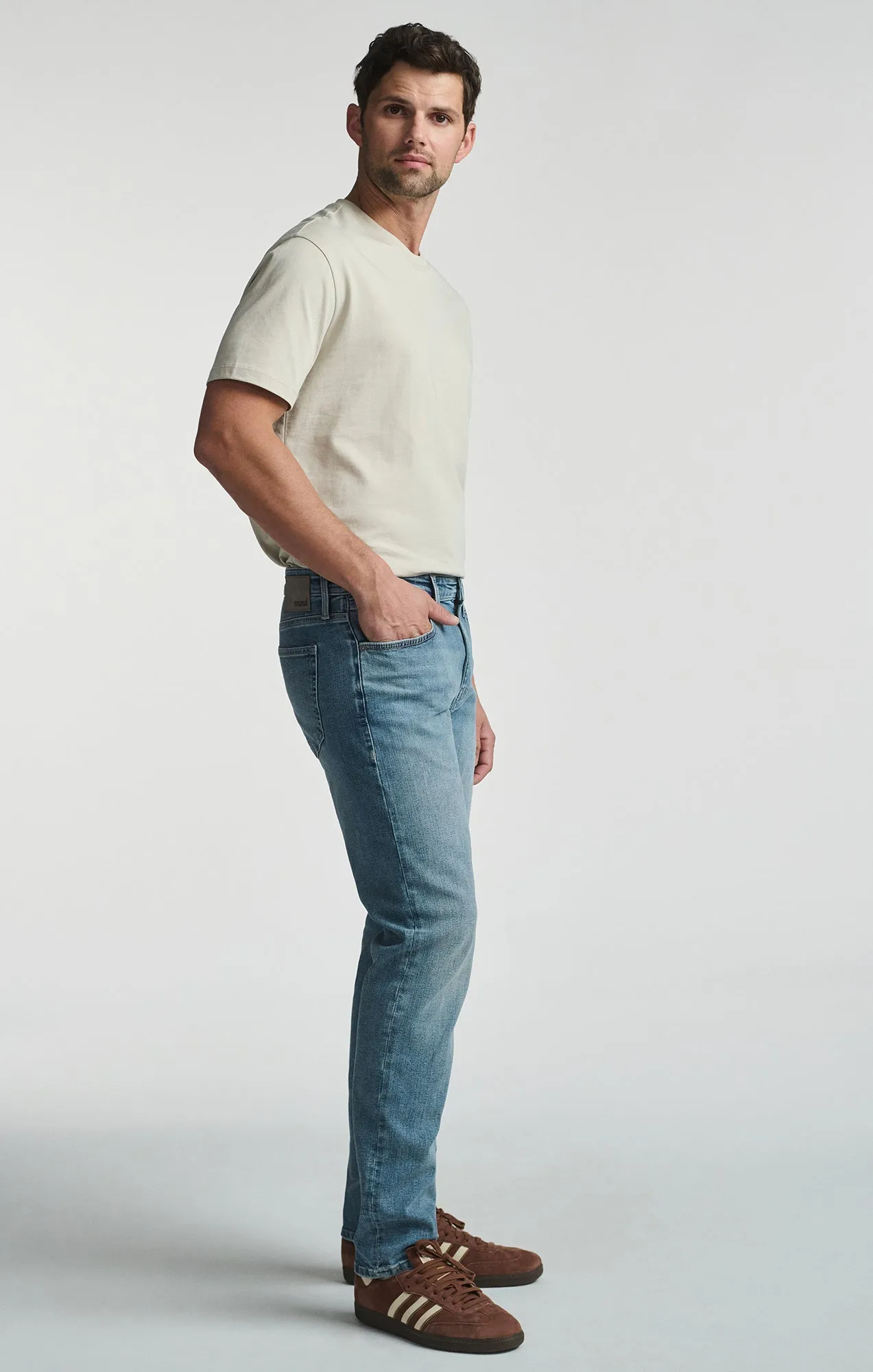 JAKE SLIM LEG IN LIGHT BRUSHED ORGANIC VINTAGE