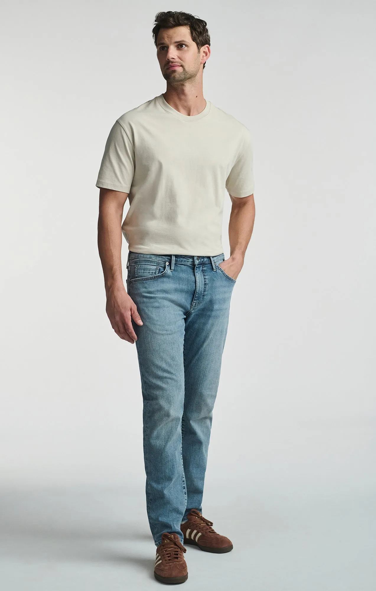 JAKE SLIM LEG IN LIGHT BRUSHED ORGANIC VINTAGE