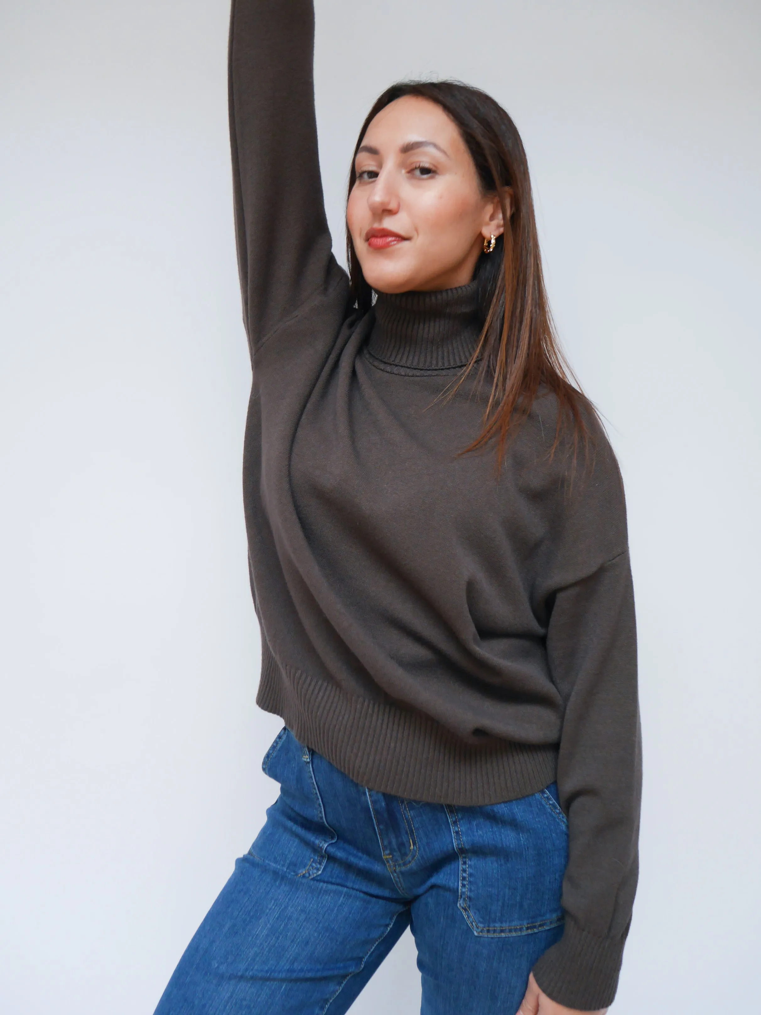 Jenna Knit Chocolate