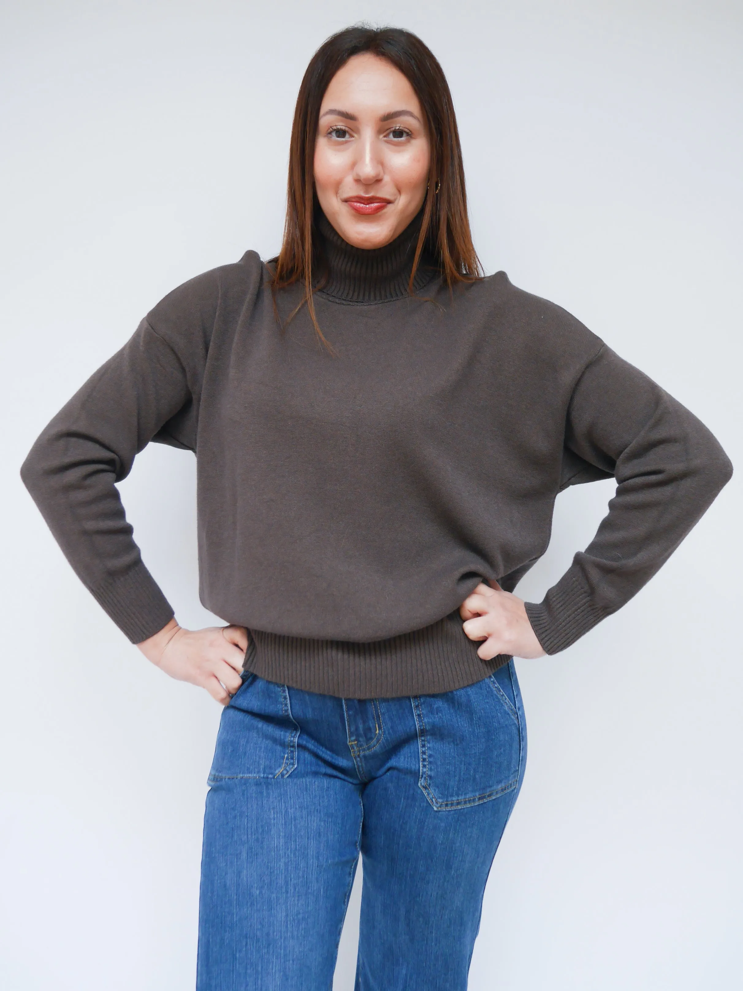Jenna Knit Chocolate
