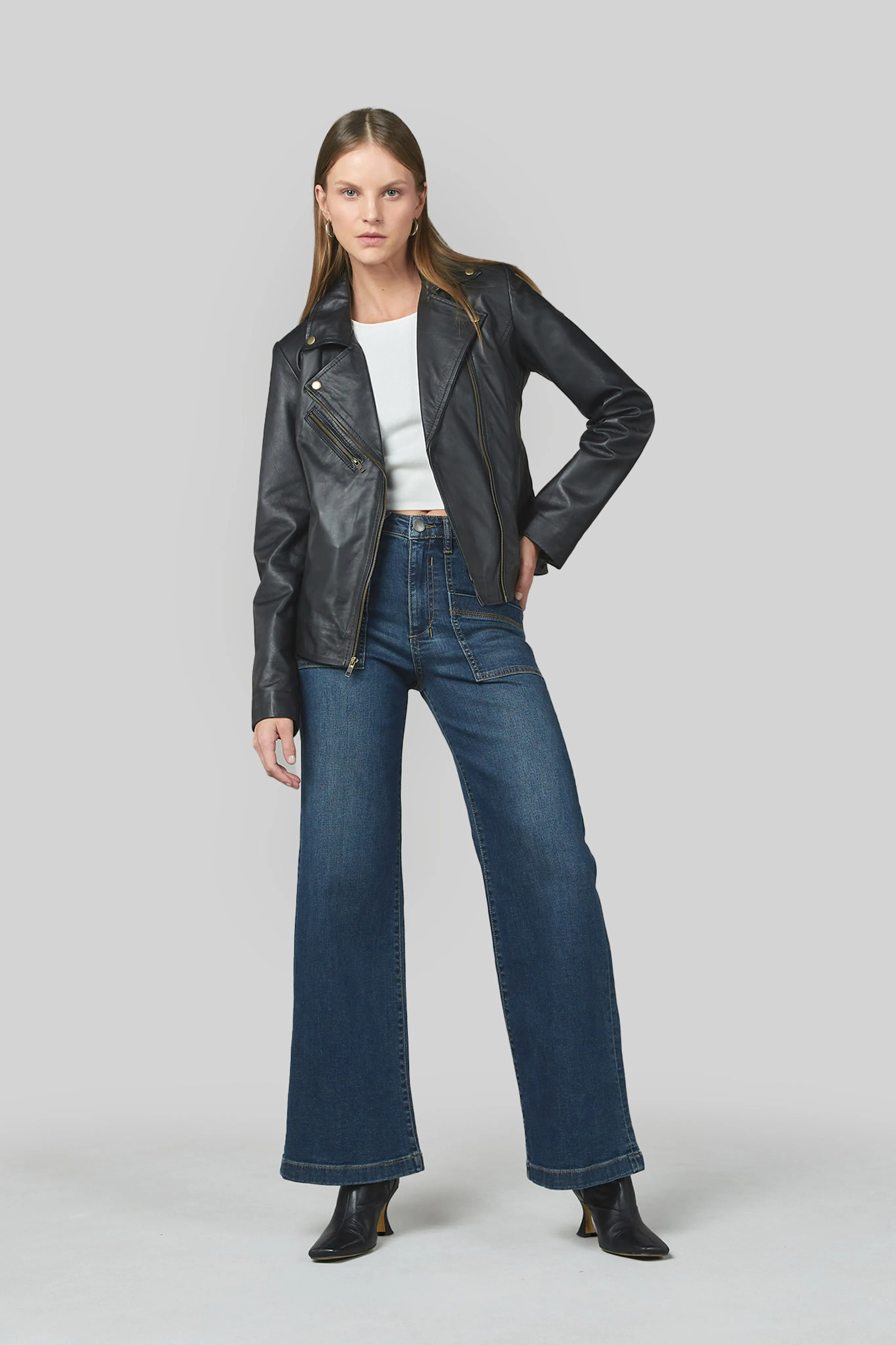 Jodi Astro Wide Leg Jeans