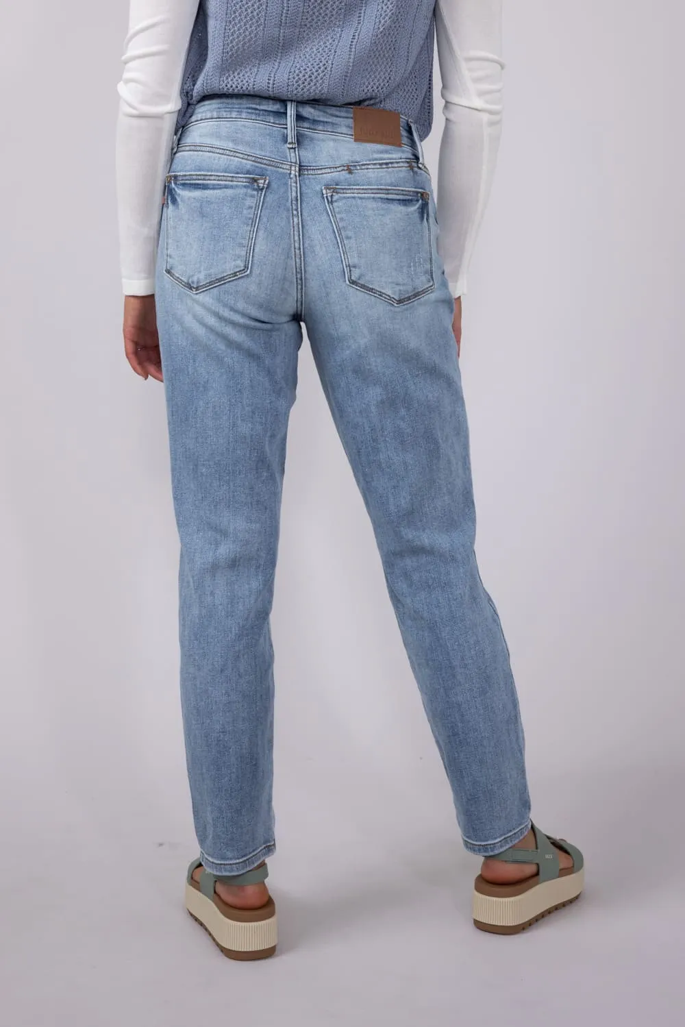 Judy Blue Mid Rise Slim Fit Jeans for Women | 82626REG