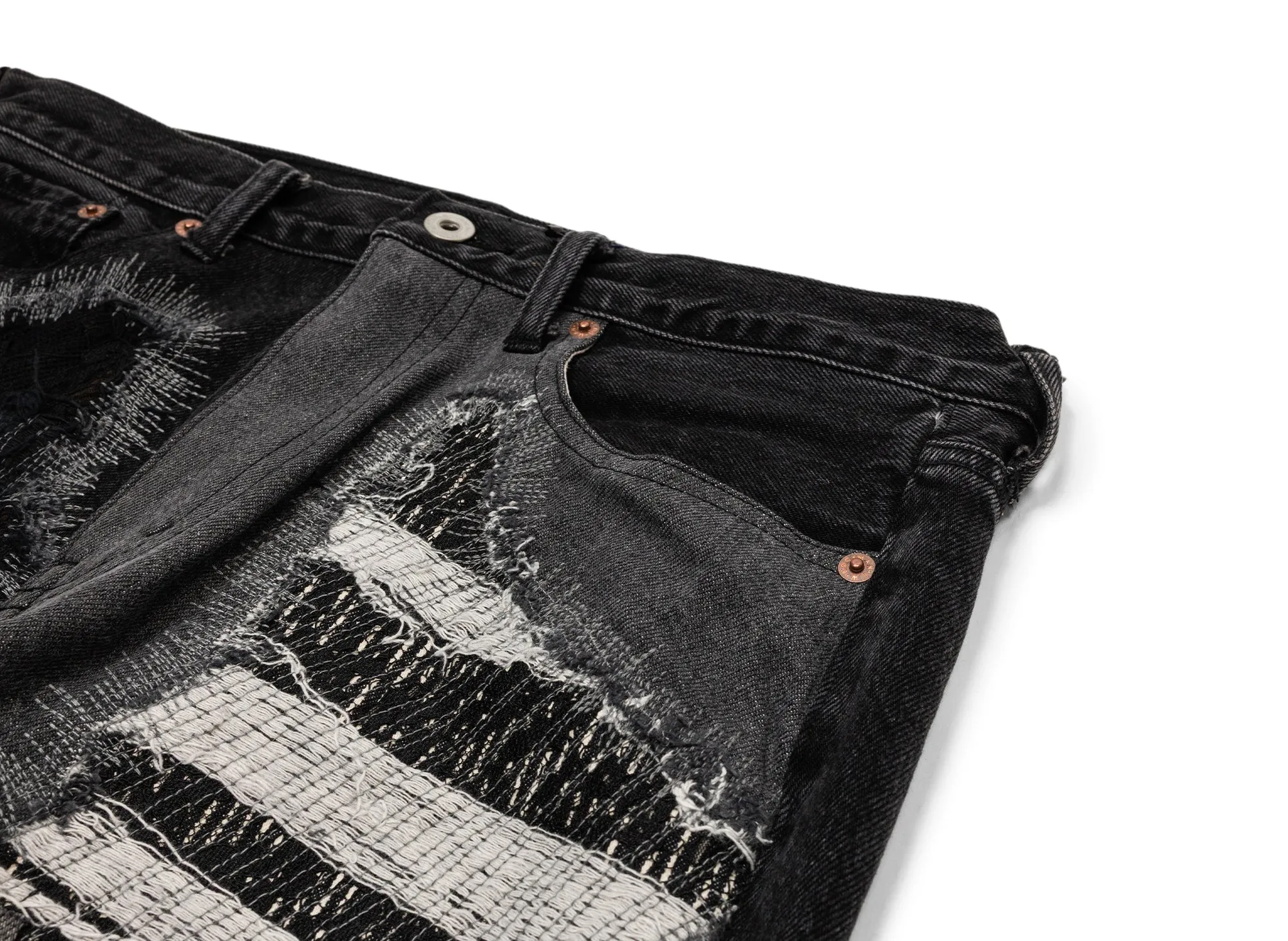 Junya Watanabe MAN Monotone Patchwork Jeans xld