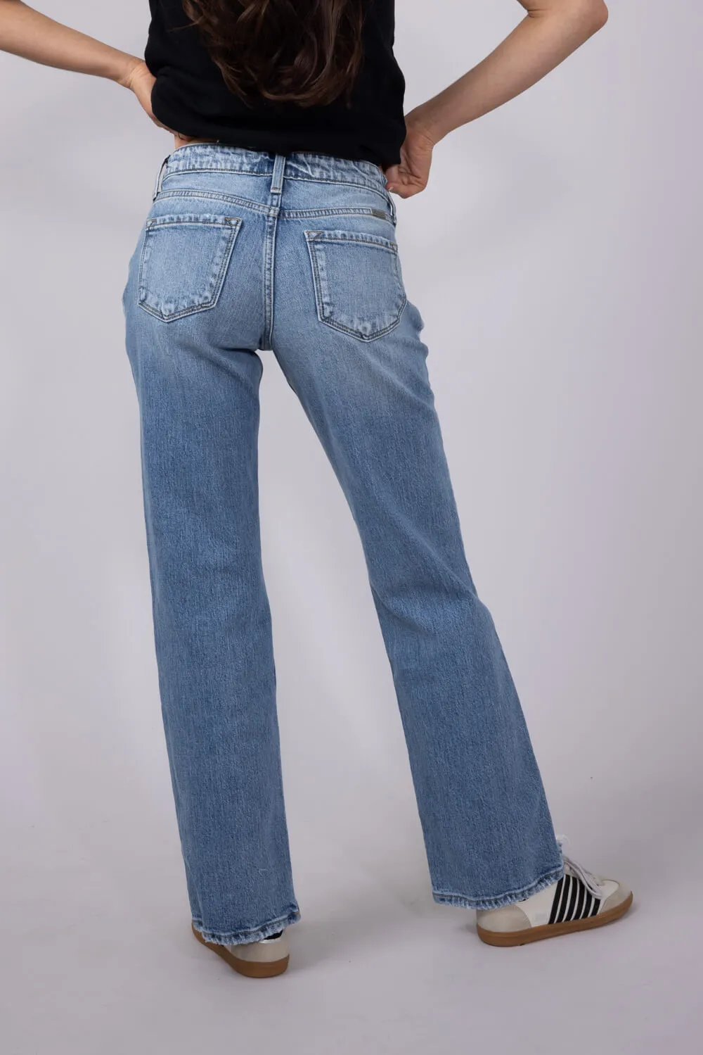 KanCan Mid Rise Straight Jeans for Women | KC9421M