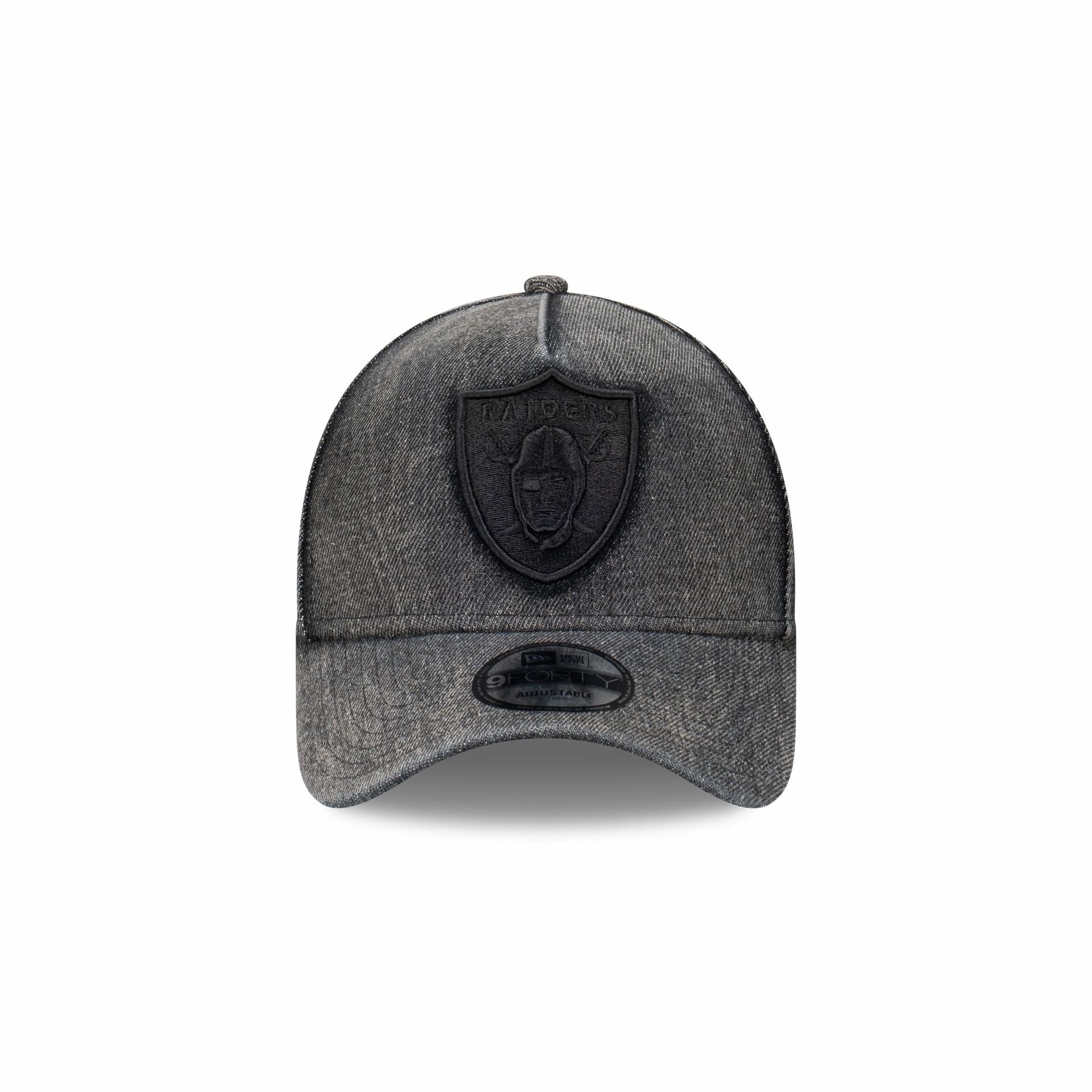 Las Vegas Raiders Snow Wash Denim 9FORTY A-Frame Cloth Strap