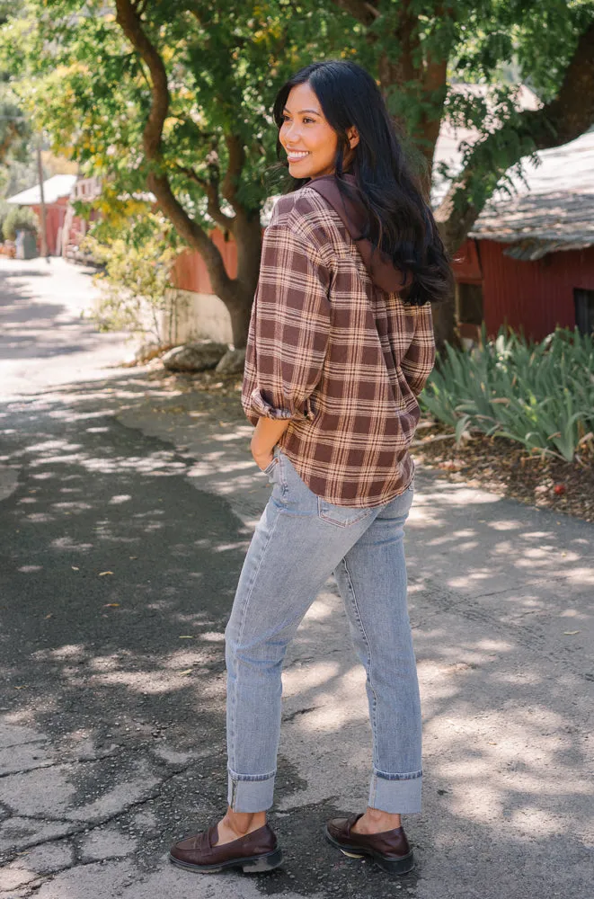 Leah Vintage Wash Boyfriend Jeans