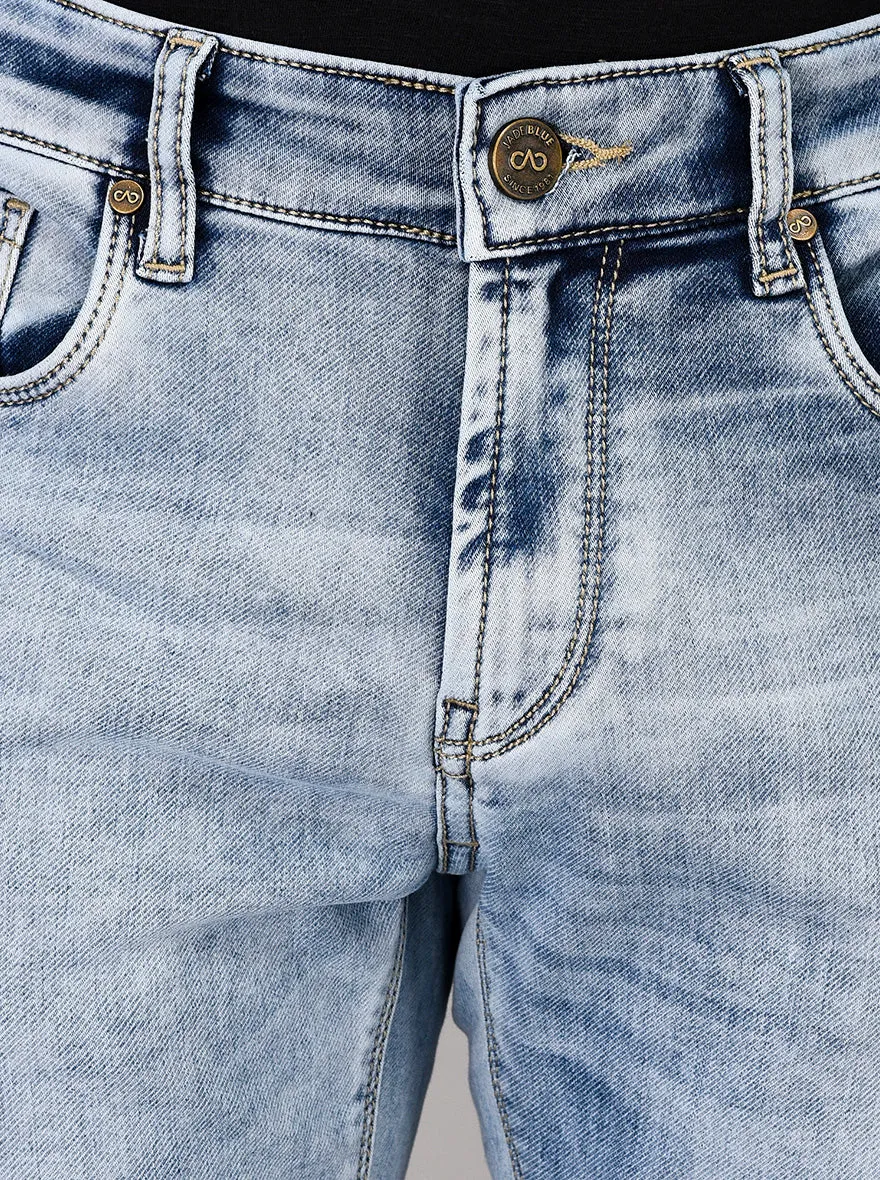 Light Blue Straight Fit Jeans | JadeBlue