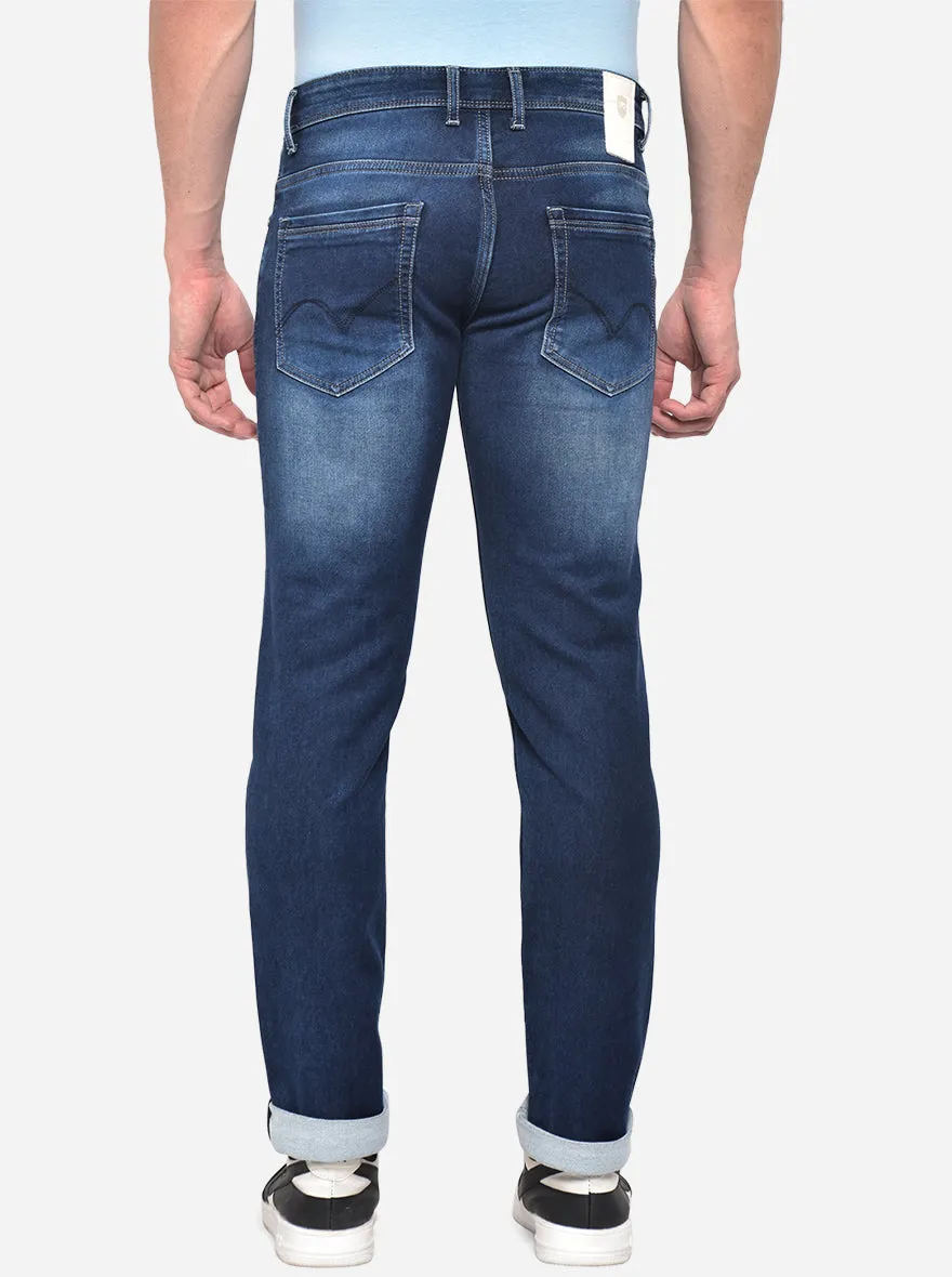 Light Blue Washed Slim Fit Jeans | JadeBlue