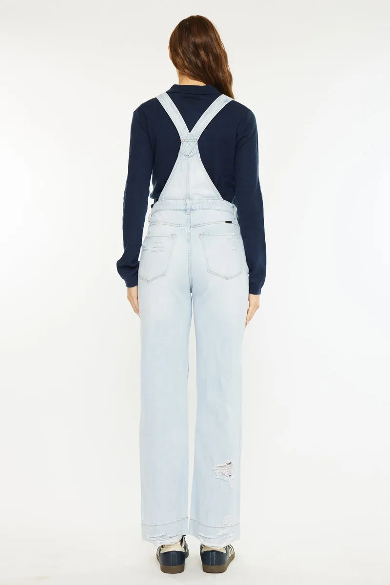 Malibu High Rise Wide Leg Overalls