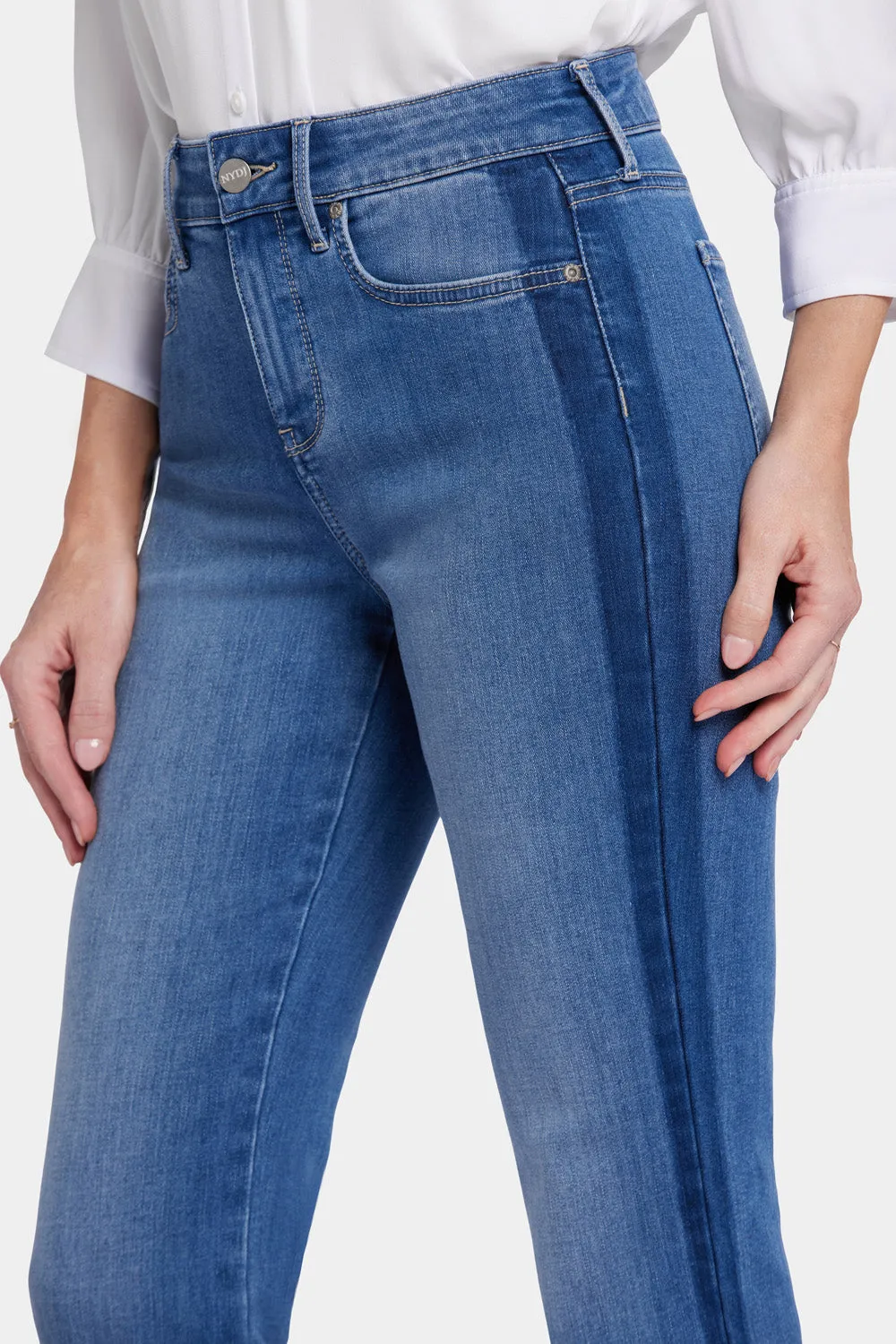 Marilyn Straight Ankle Jeans - Azure Wave