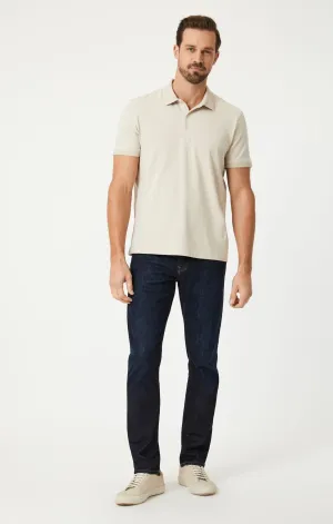 MATT RELAXED STRAIGHT LEG IN RINSE BRUSHED FEATHER BLUE