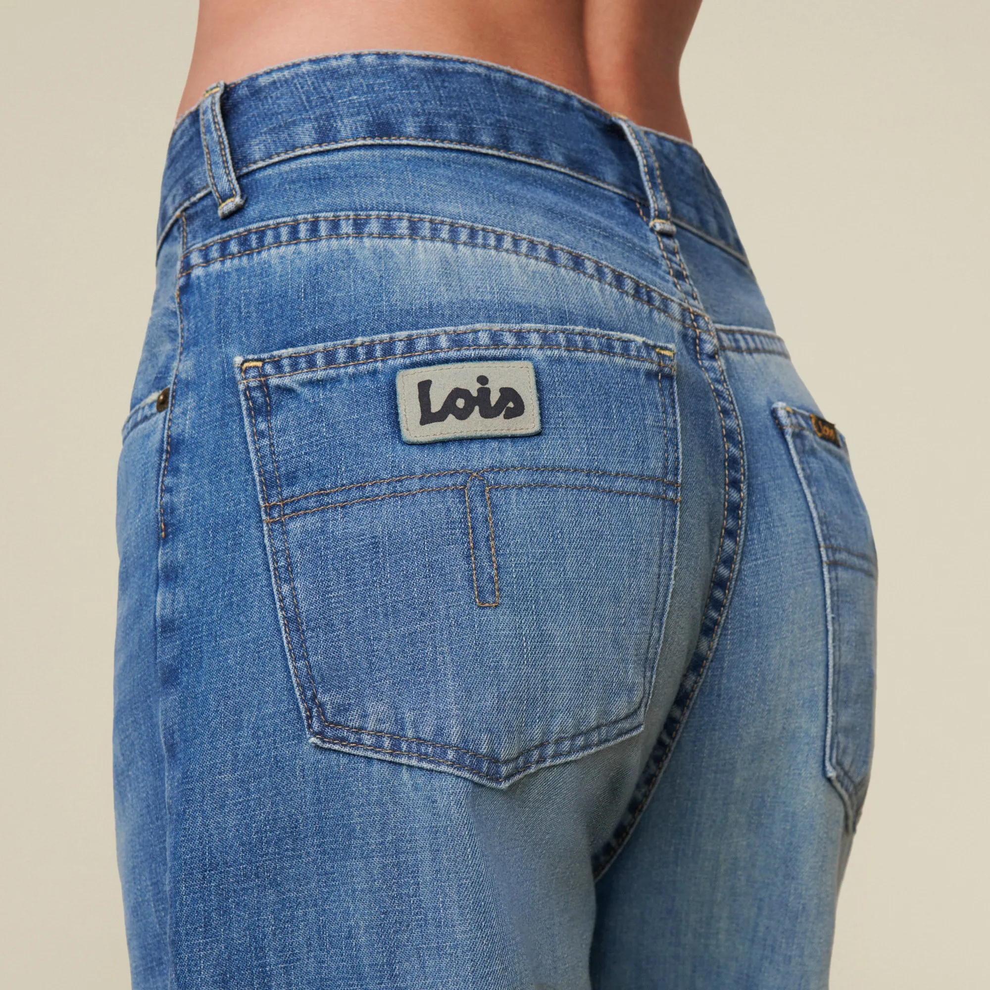 Maya Kros Regen Stone - High Rise Straight Fit