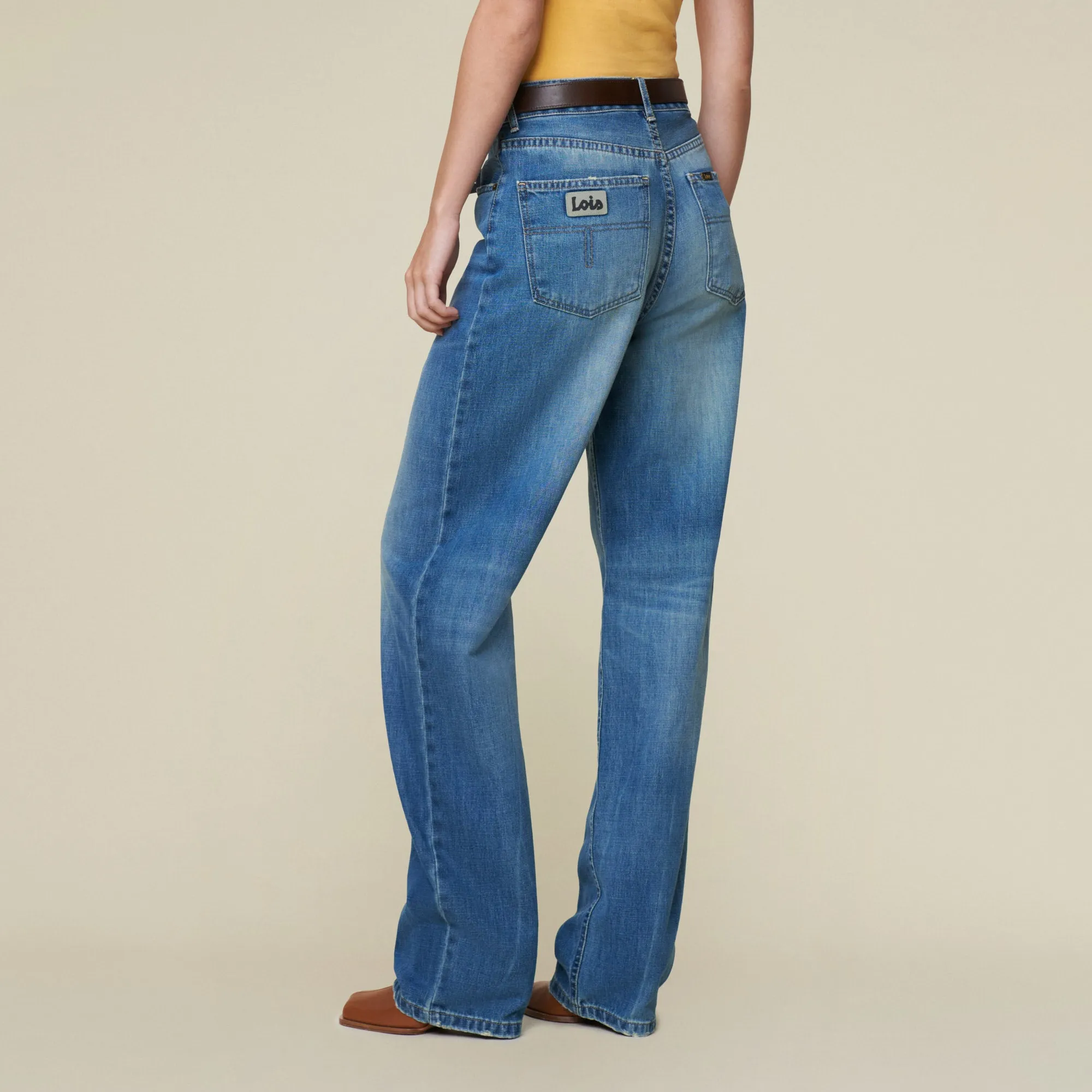 Maya Kros Regen Stone - High Rise Straight Fit