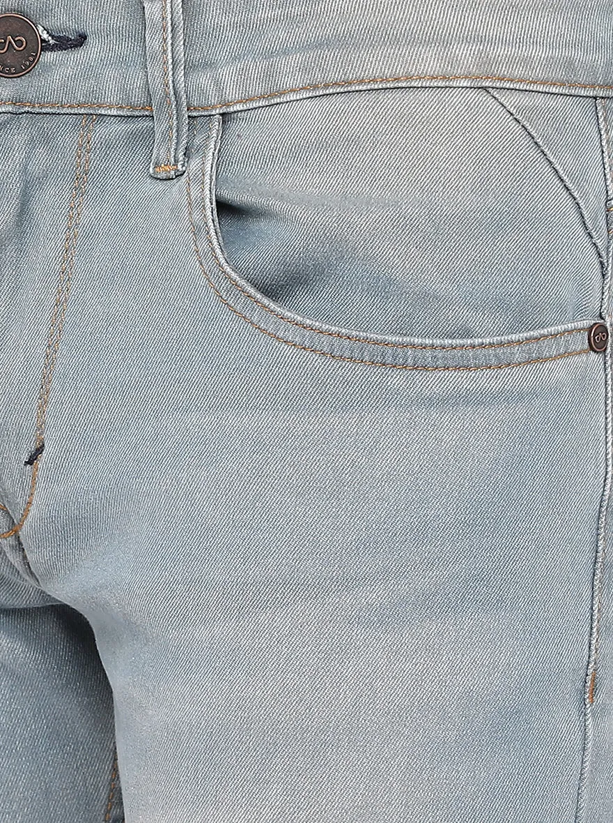 Mid Blue Washed Slim Fit Jeans | JadeBlue