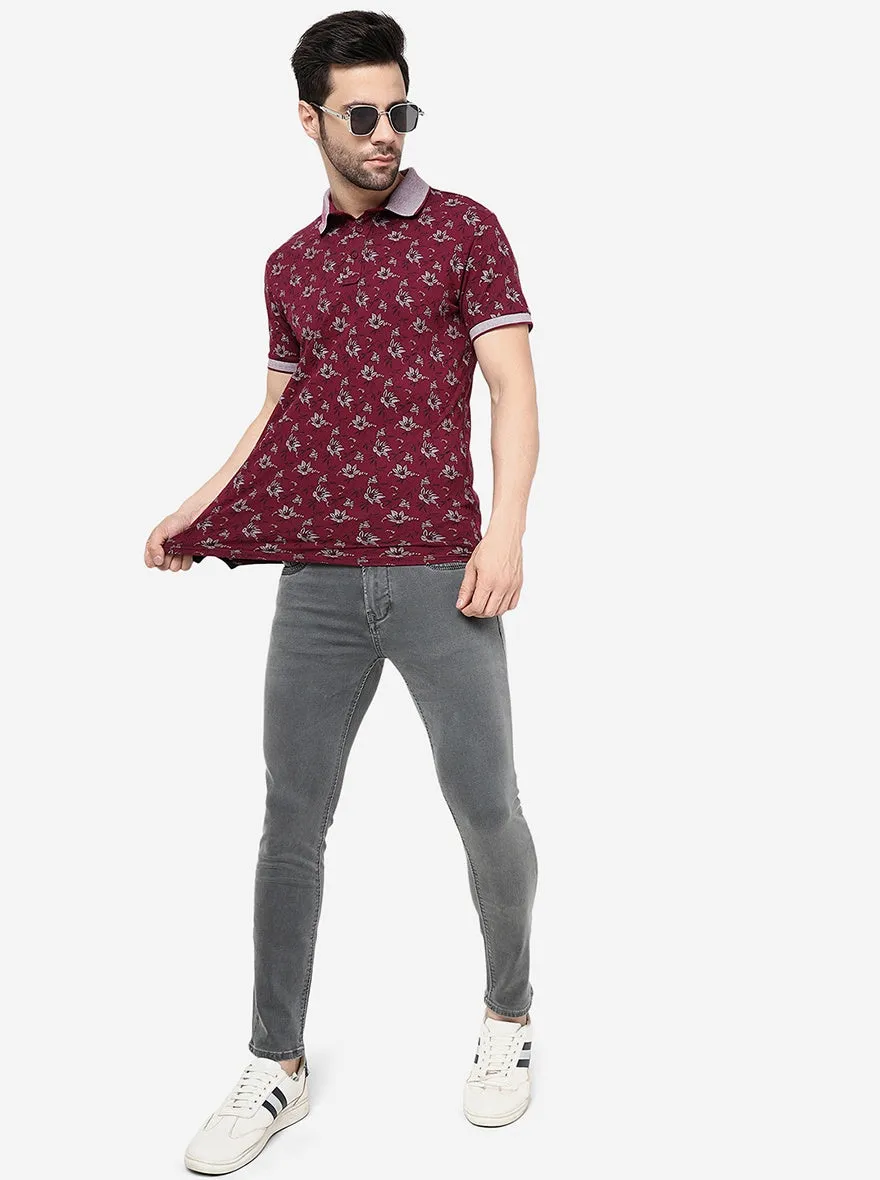 Mid Grey Solid Urban Fit Jeans | Greenfibre