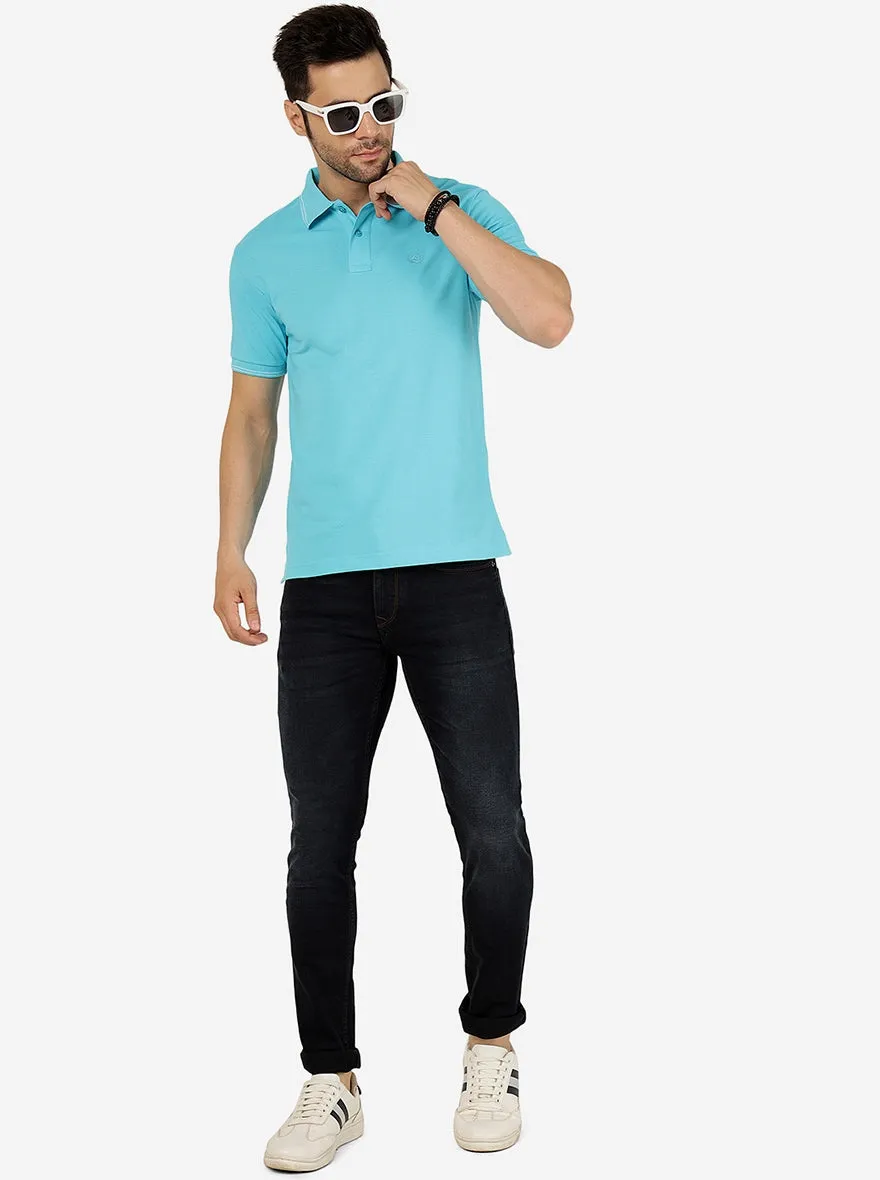 Mid night Blue Washed Slim Fit Jeans | JadeBlue