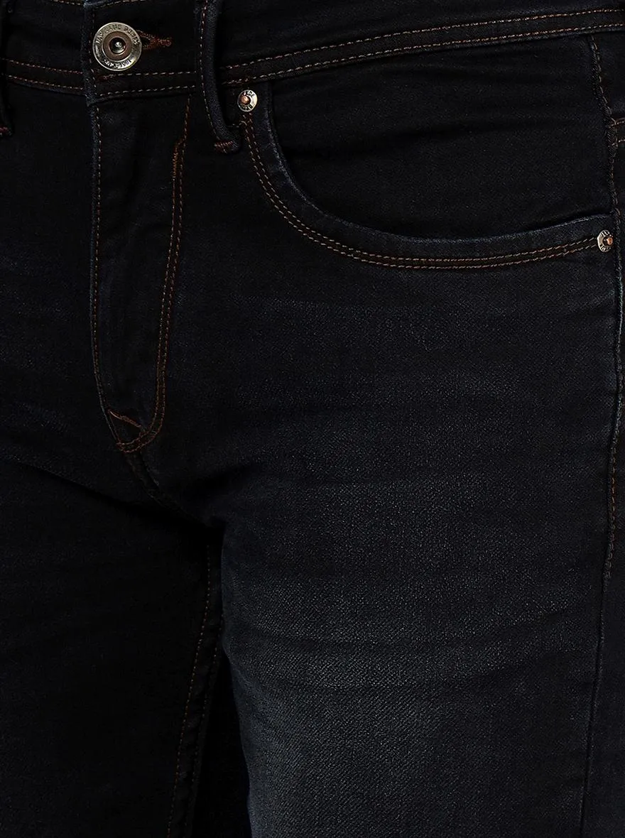 Mid night Blue Washed Slim Fit Jeans | JadeBlue