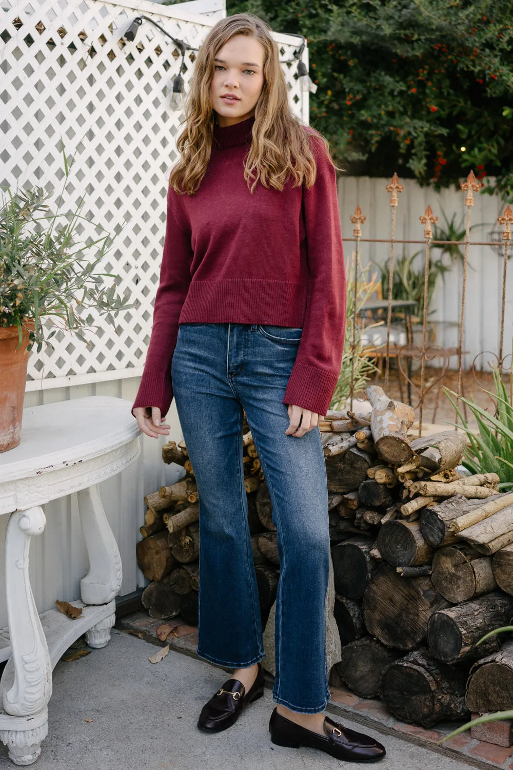 Nadine High Rise Tummy Control Bootcut Jeans