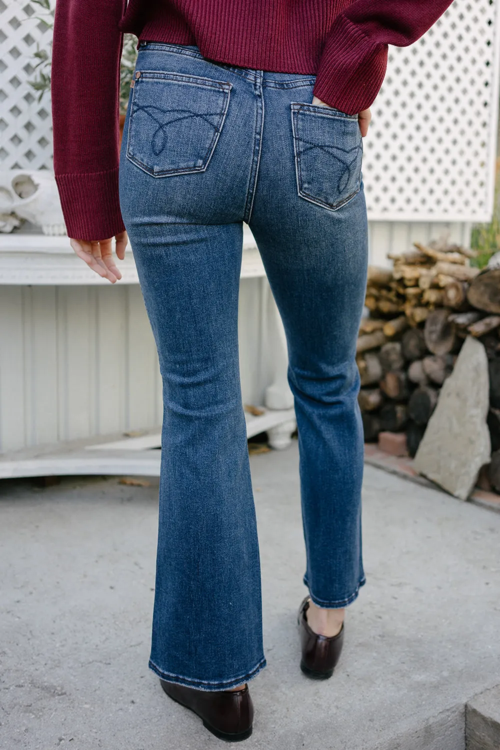 Nadine High Rise Tummy Control Bootcut Jeans