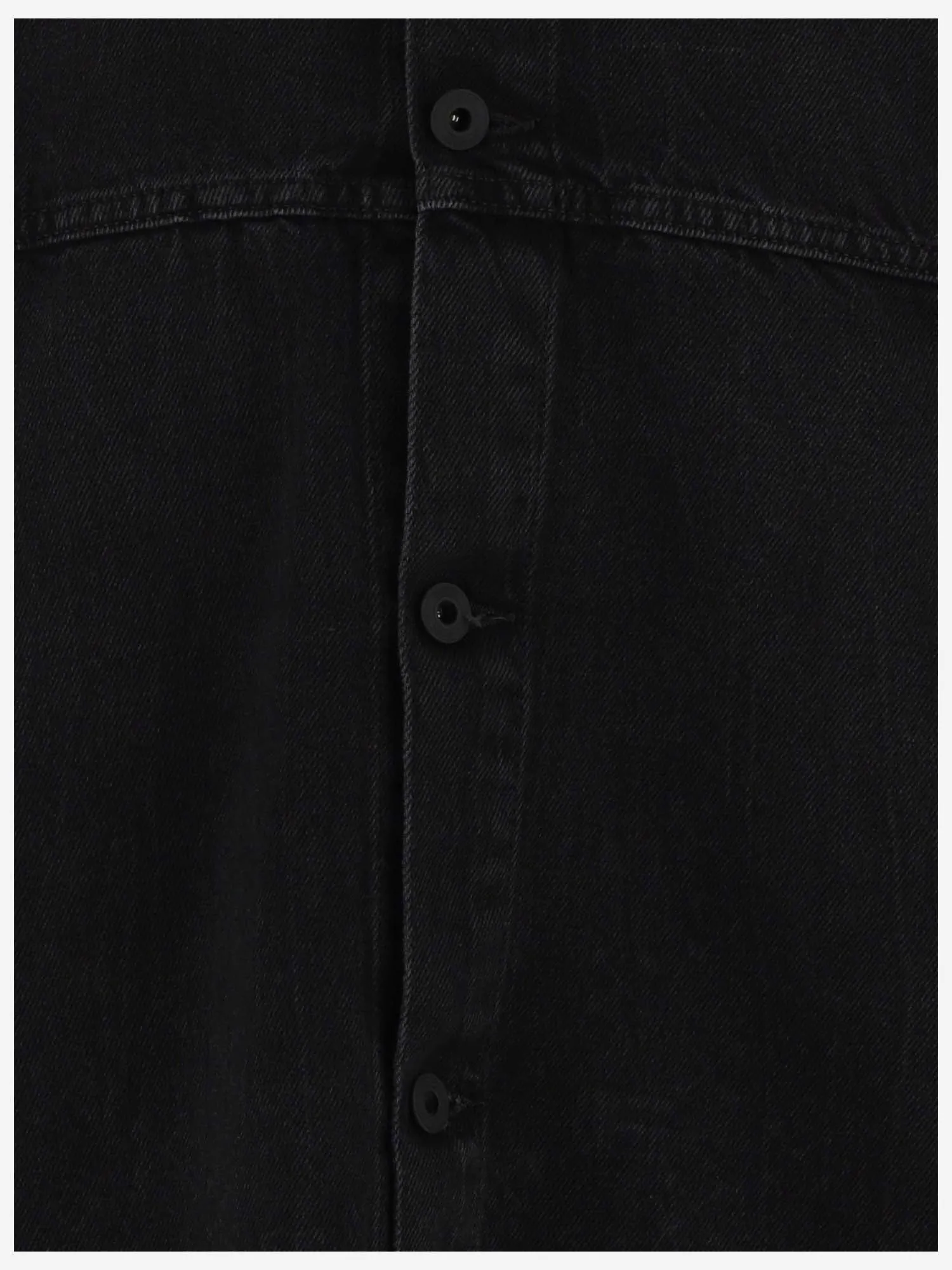 Off-White Monogram Long-Sleeved Denim Overshirt