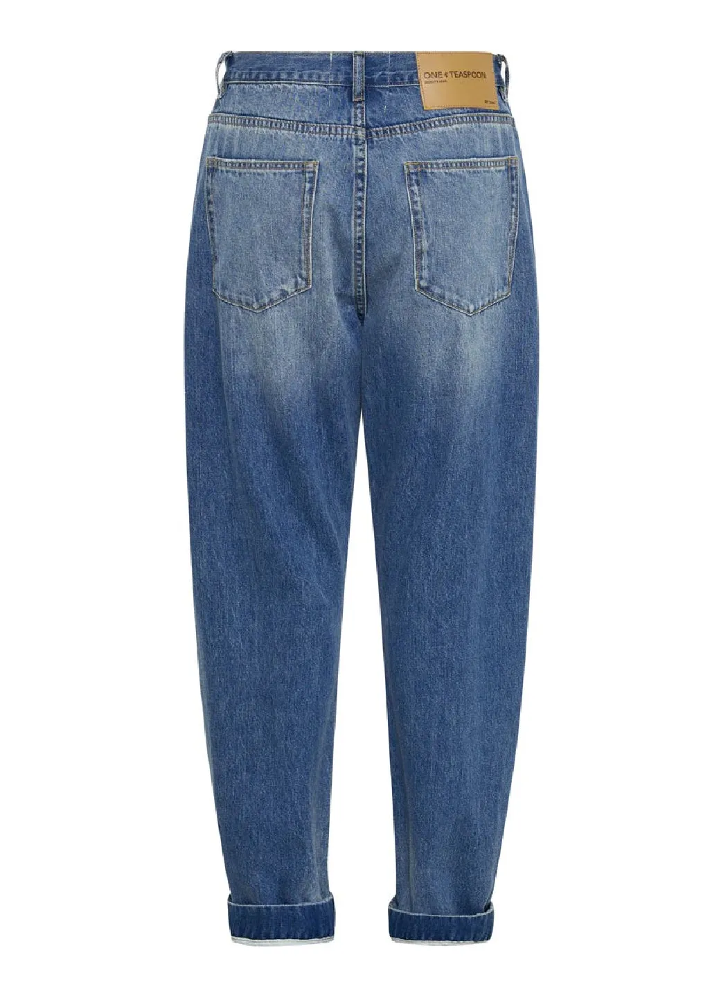 One Teaspoon Pacifica Bandit Relaxed Denim Jeans
