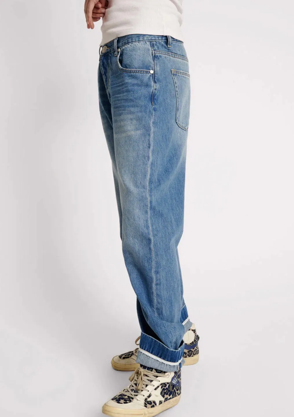 One Teaspoon Pacifica Bandit Relaxed Denim Jeans