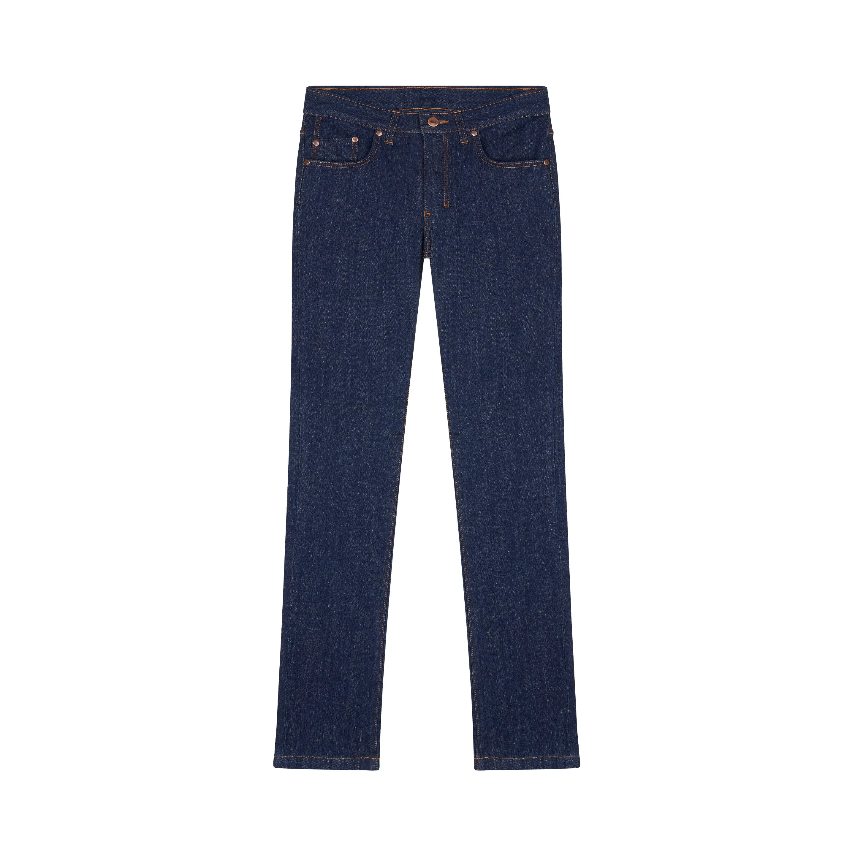 Organic raw slim men's jeans