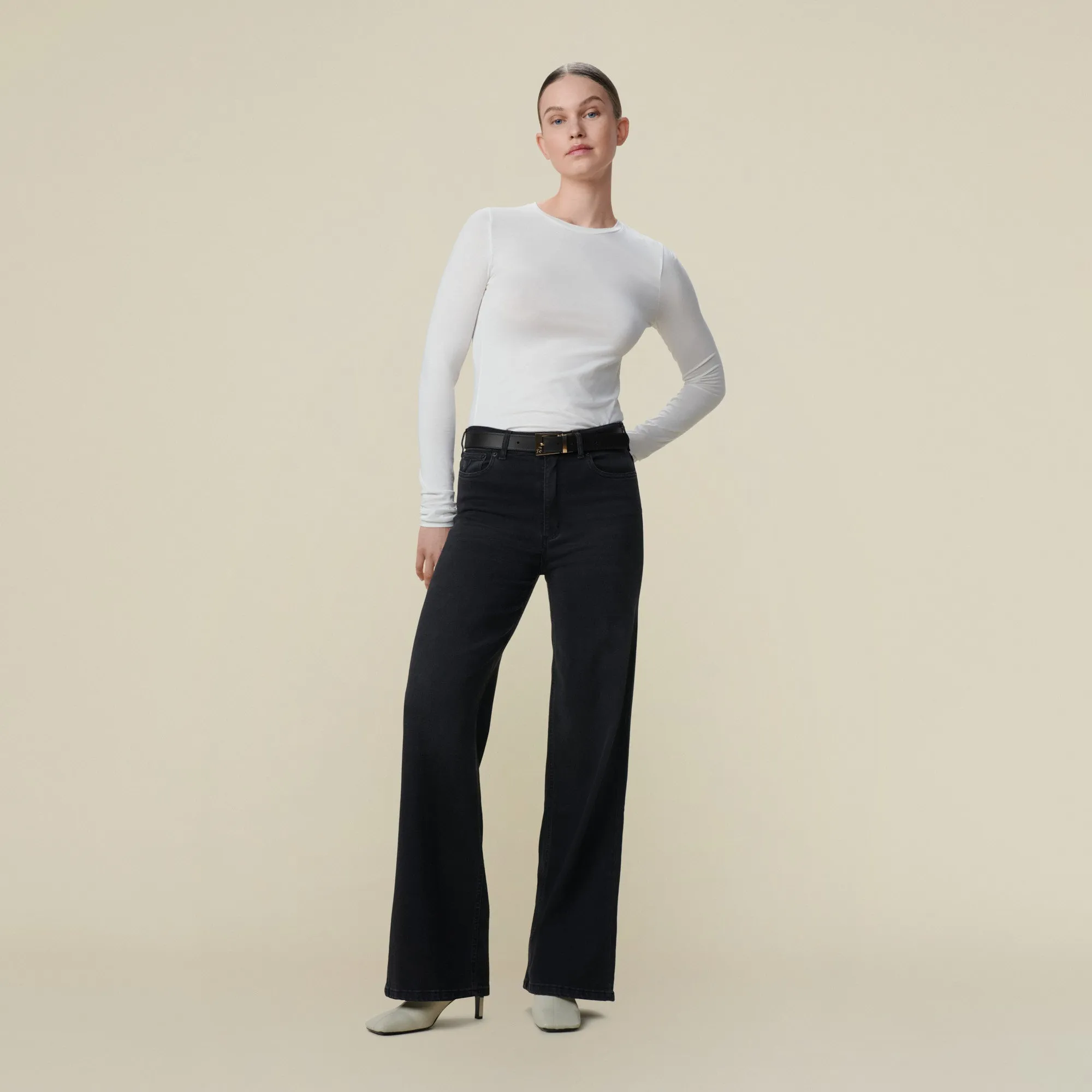 Palazzo Jossie Night - Mid Rise Wide Leg