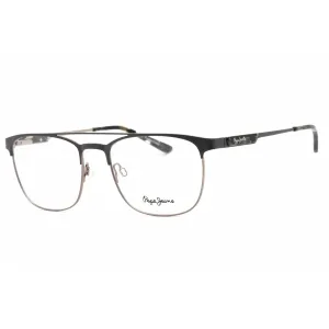 Pepe Jeans Men's Eyeglasses - Grey Metal Rectangular Frame Clear Demo Lens | PJ1302 C2