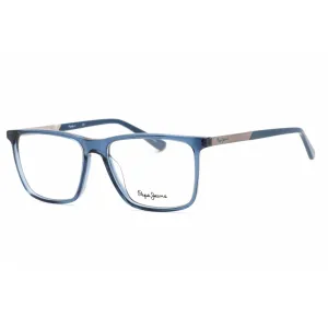 Pepe Jeans Women's Eyeglasses - Full Rim Navy Plastic Rectangular Frame | PJ3364 C3