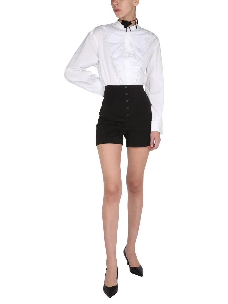 Philosophy Di Lorenzo Serafini High-Waisted Mini Shorts