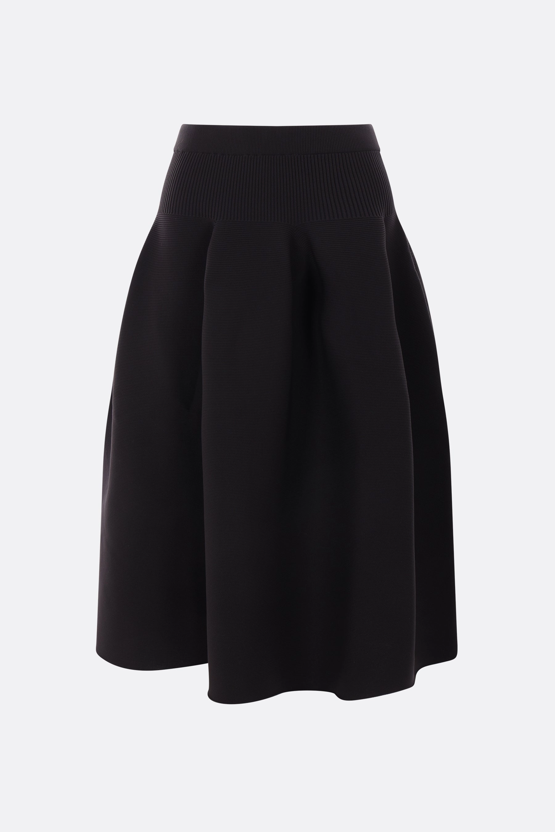 Pottery midi skirt in stretch knit