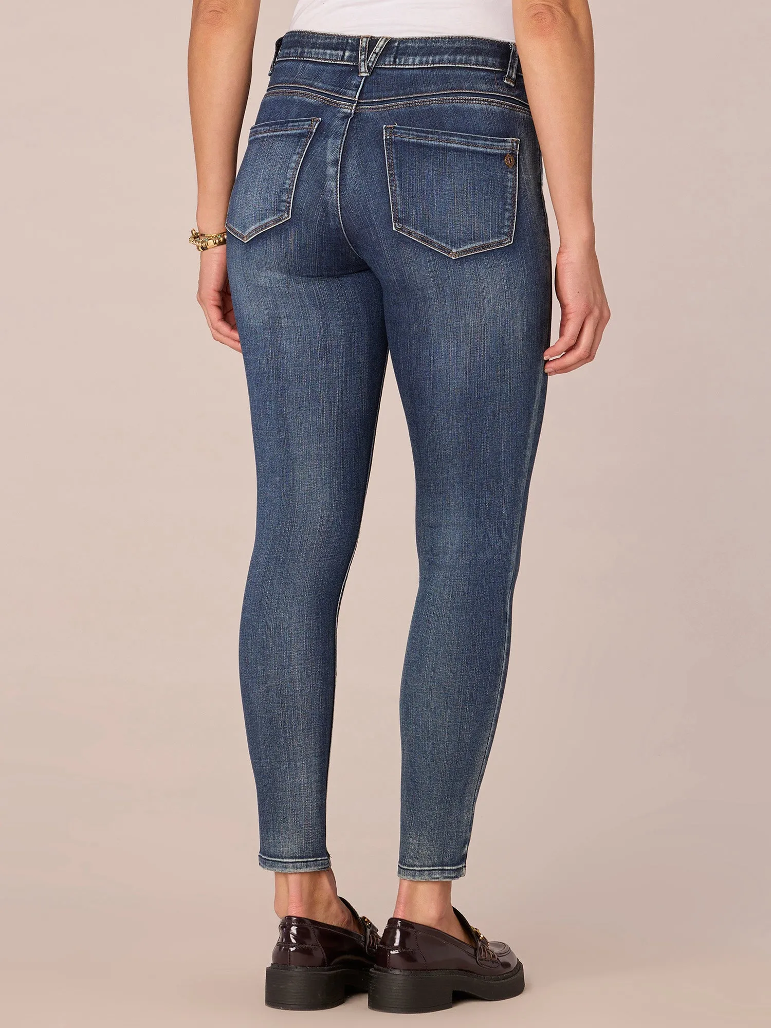"Ab"solution High Rise Ankle Length Petite Jeans