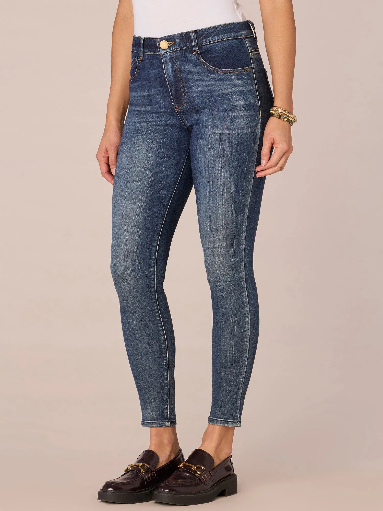 "Ab"solution High Rise Ankle Length Petite Jeans