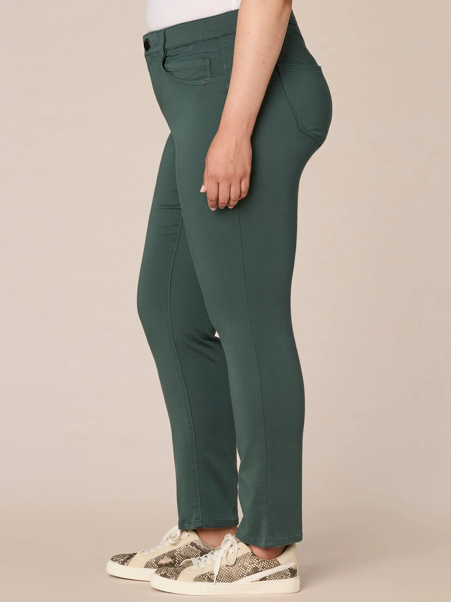 "Ab"solution® Plus Straight Leg Colored Jean