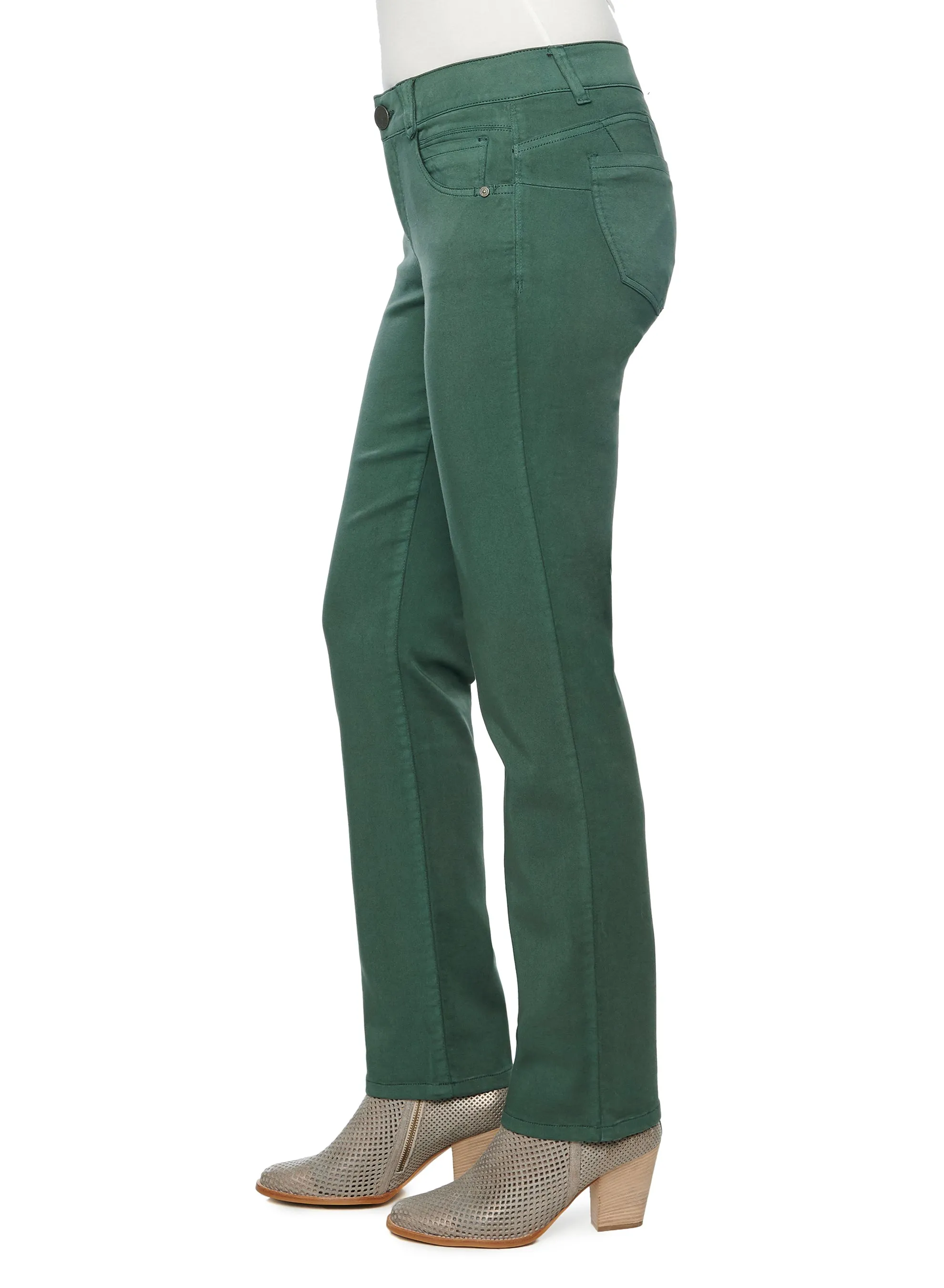 "Ab"solution® Plus Straight Leg Colored Jean