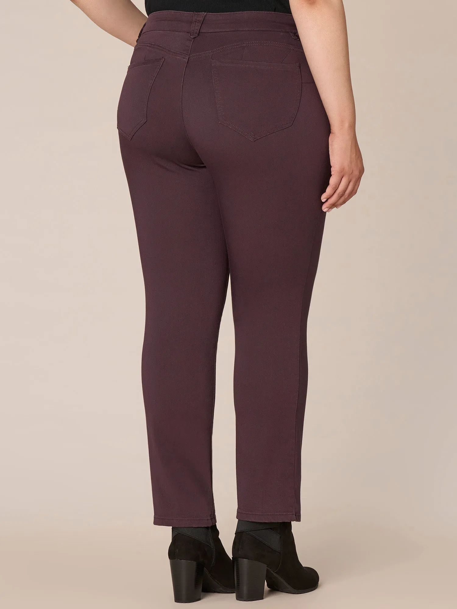 "Ab"solution® Plus Straight Leg Colored Jean