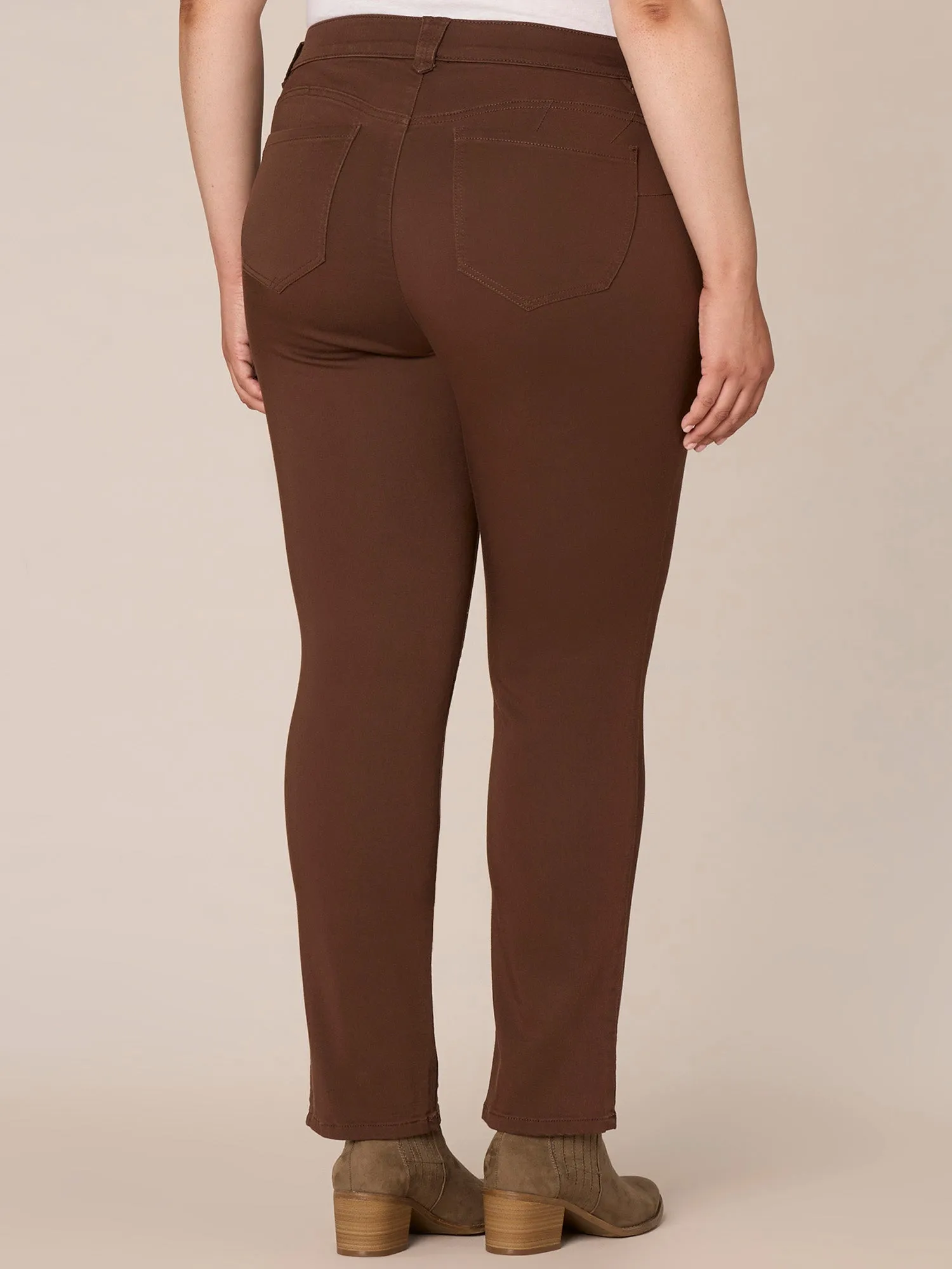 "Ab"solution® Plus Straight Leg Colored Jean
