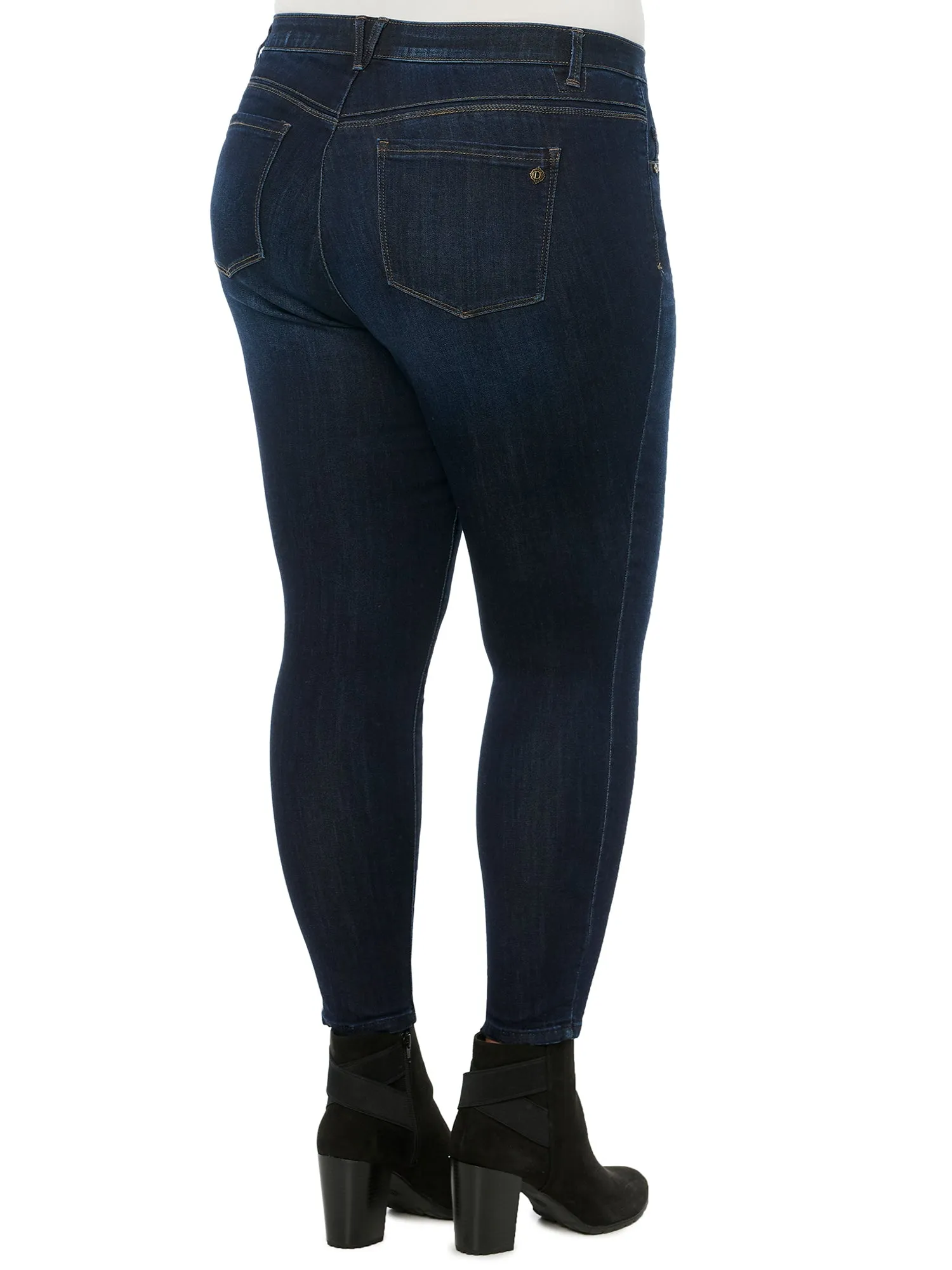 "Ab"solution® Premium Modern High Rise Ankle Length Skinny Jeans