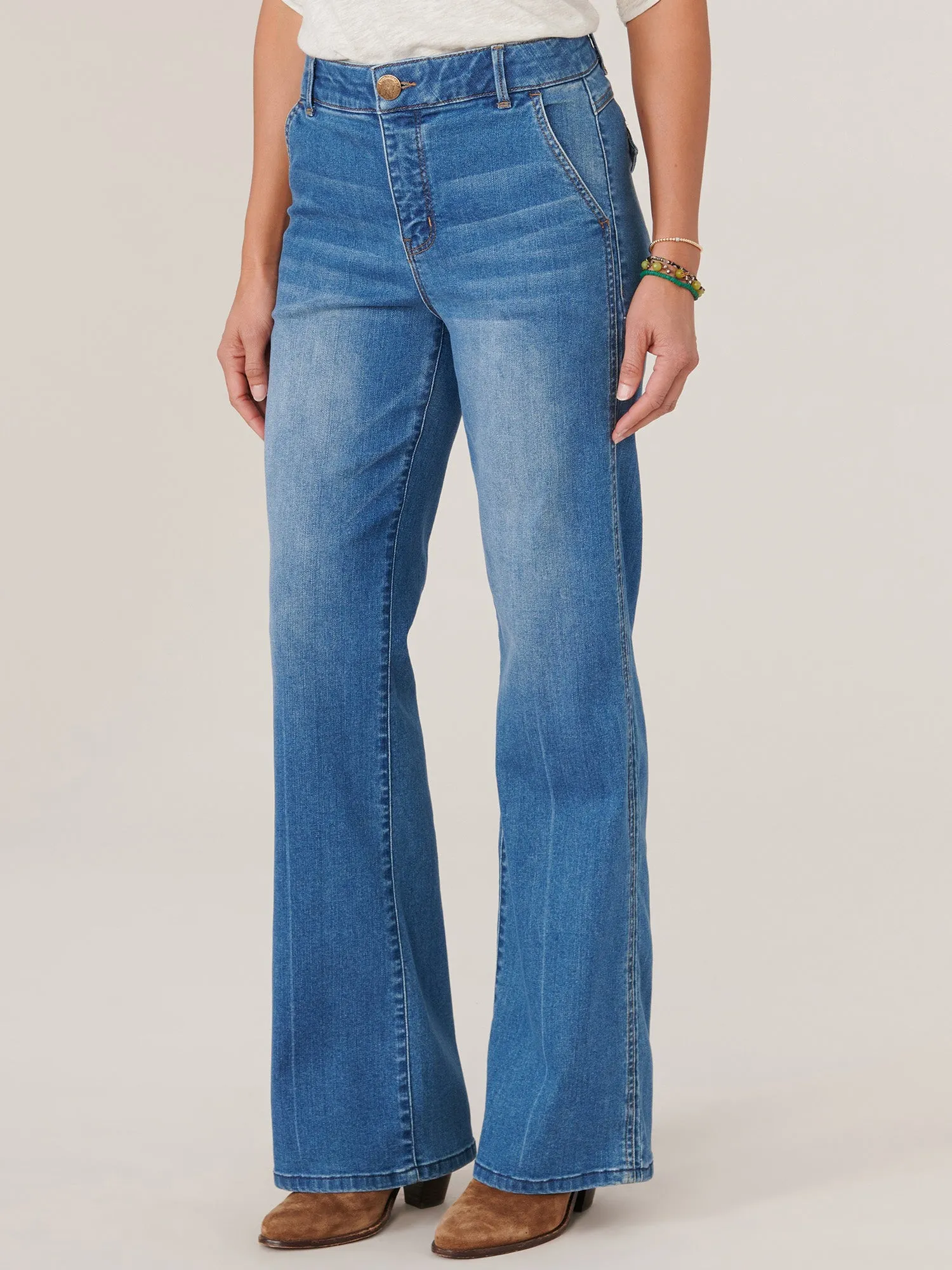 "Ab"solution Skyrise Double Side Seam Bootcut Tall Jeans