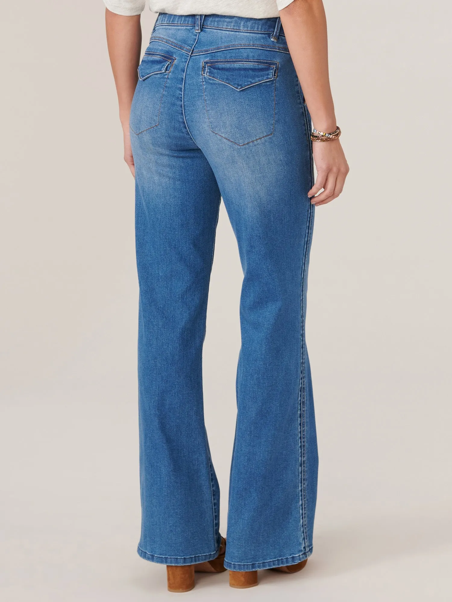 "Ab"solution Skyrise Double Side Seam Bootcut Tall Jeans