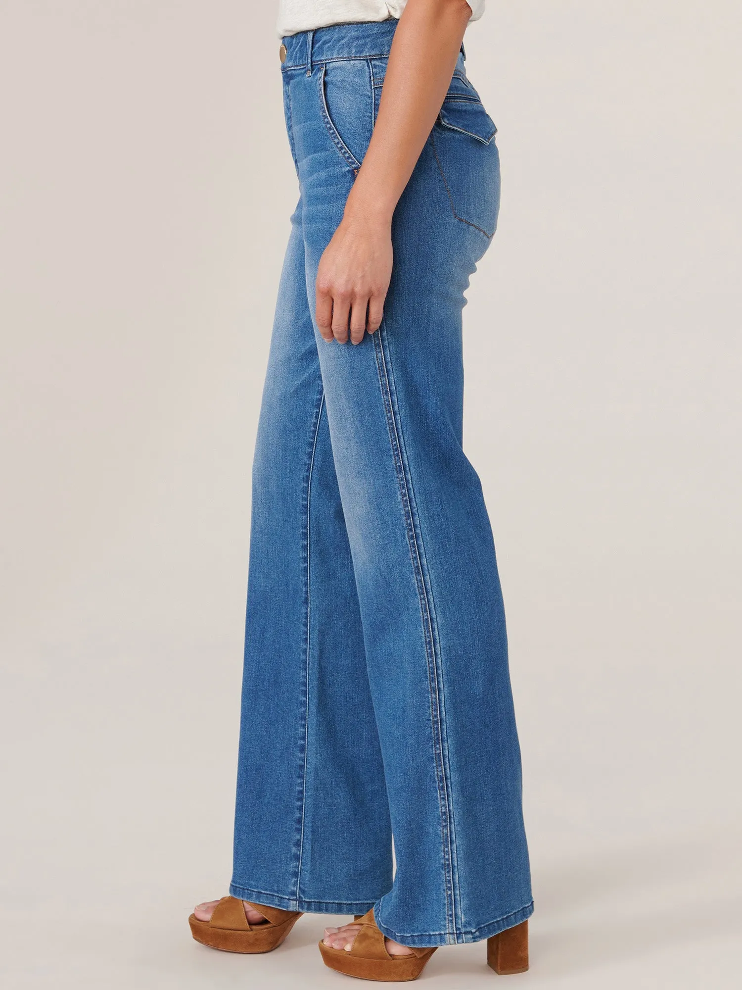 "Ab"solution Skyrise Double Side Seam Bootcut Tall Jeans
