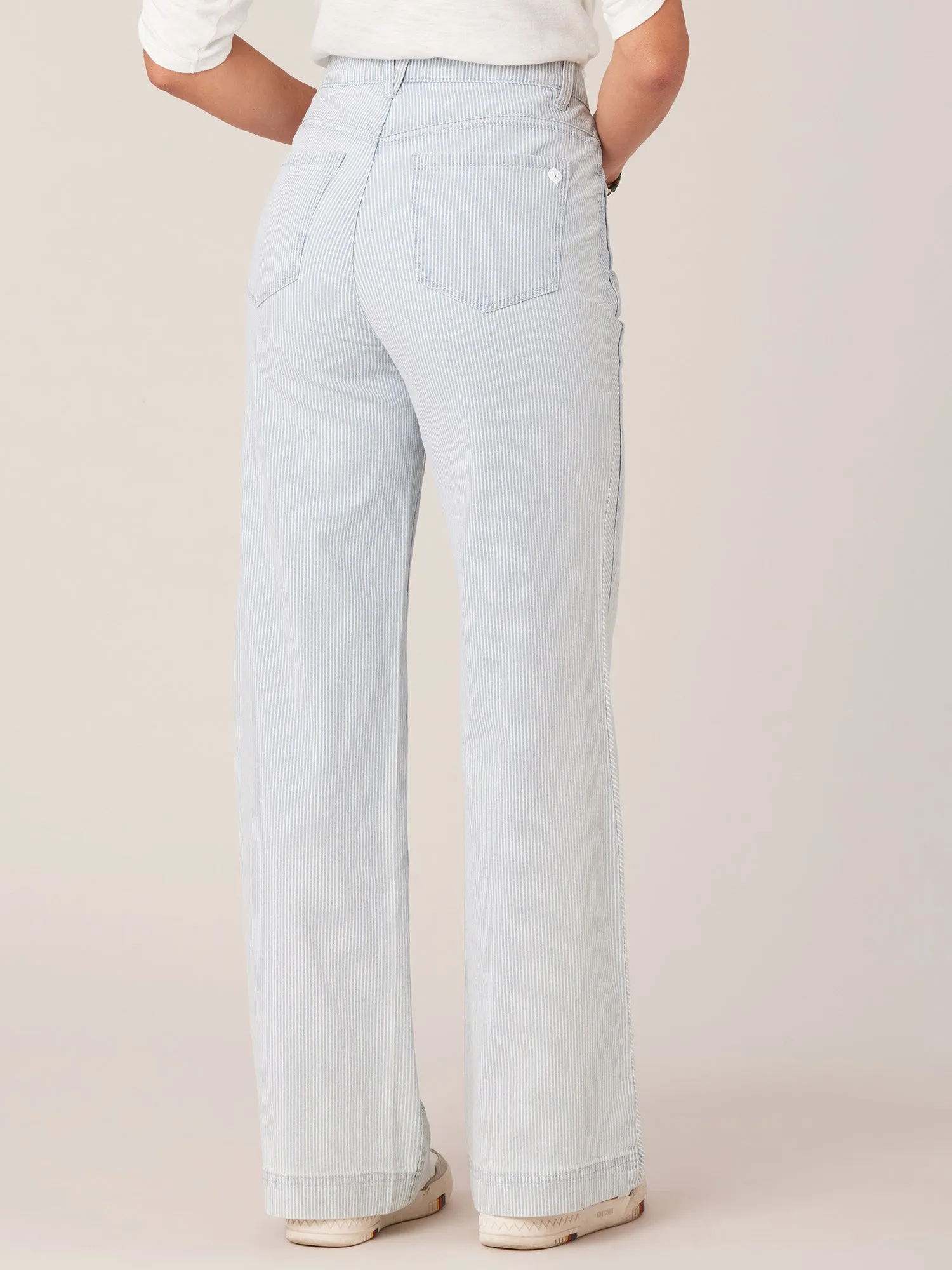 "Ab"solution Skyrise Double Side Seam Wide Leg Tall Jeans