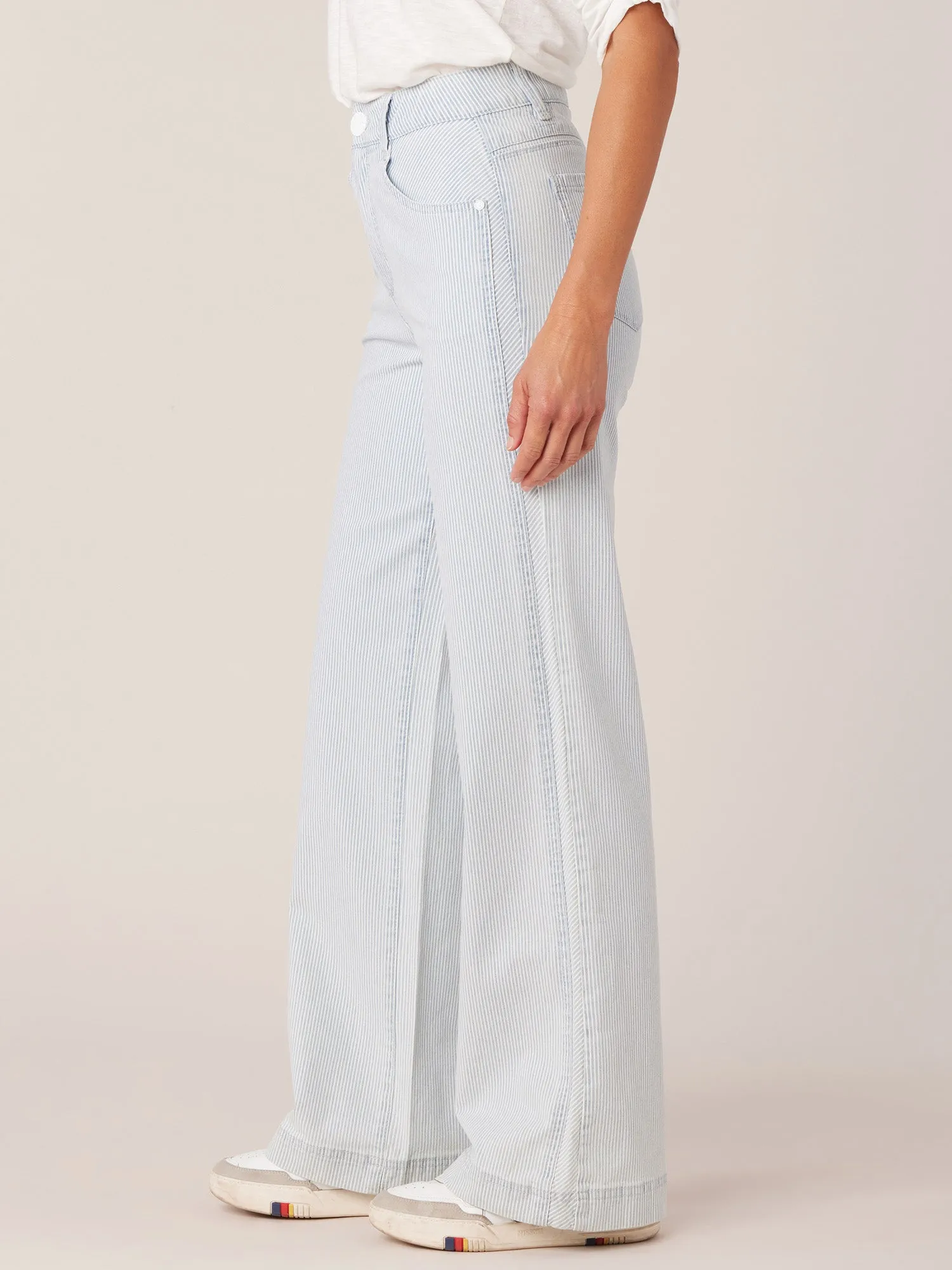 "Ab"solution Skyrise Double Side Seam Wide Leg Tall Jeans