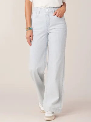 "Ab"solution Skyrise Double Side Seam Wide Leg Tall Jeans