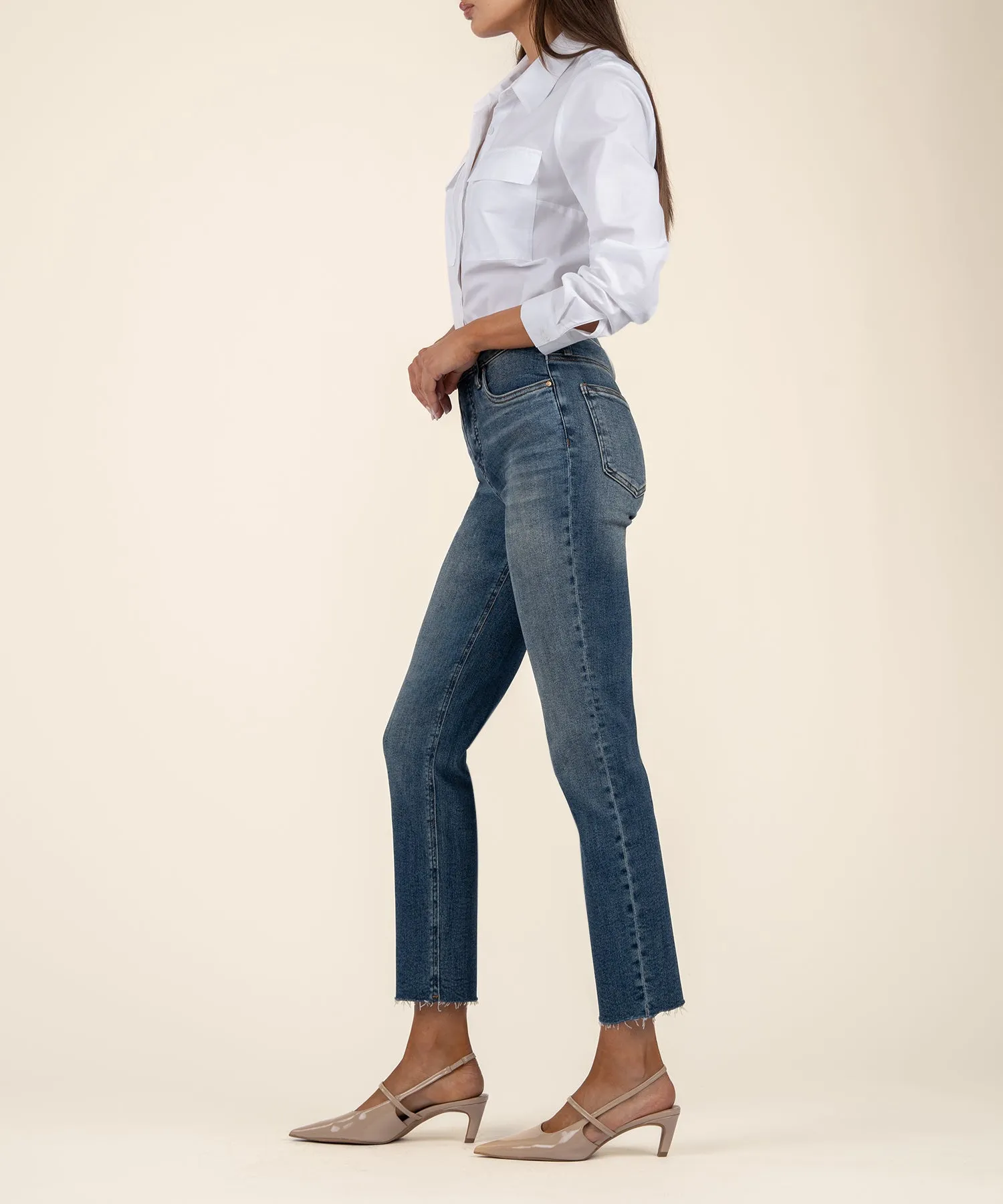 Rachael High Rise Mom Jean, Petite