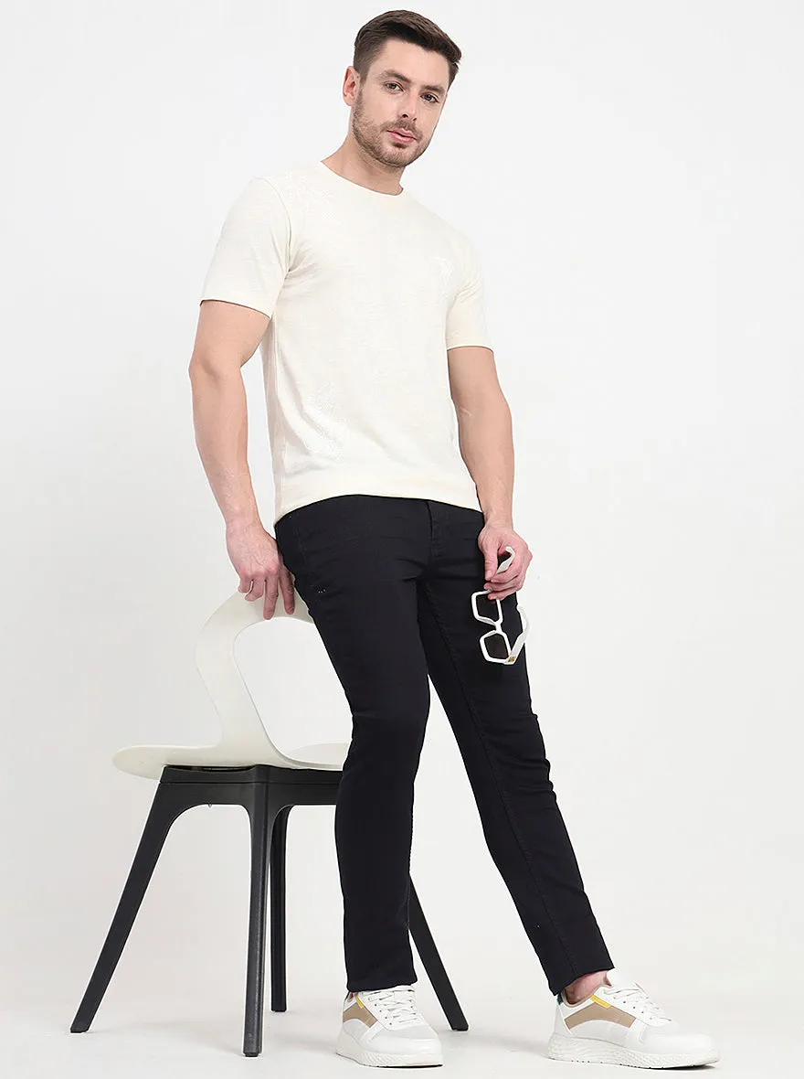Raw Blue Washed Slim Fit Jeans | JadeBlue