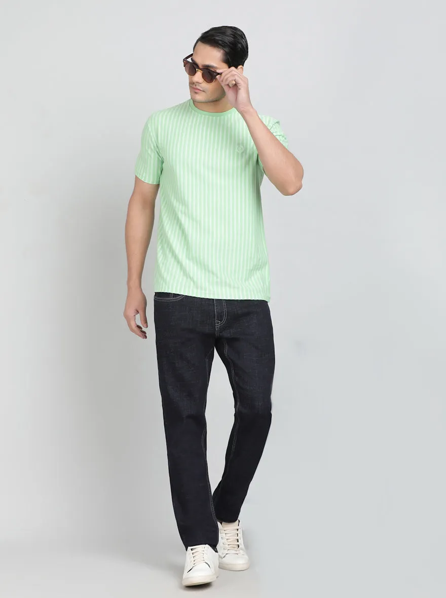 Raw Blue Washed Slim Fit Jeans | JadeBlue